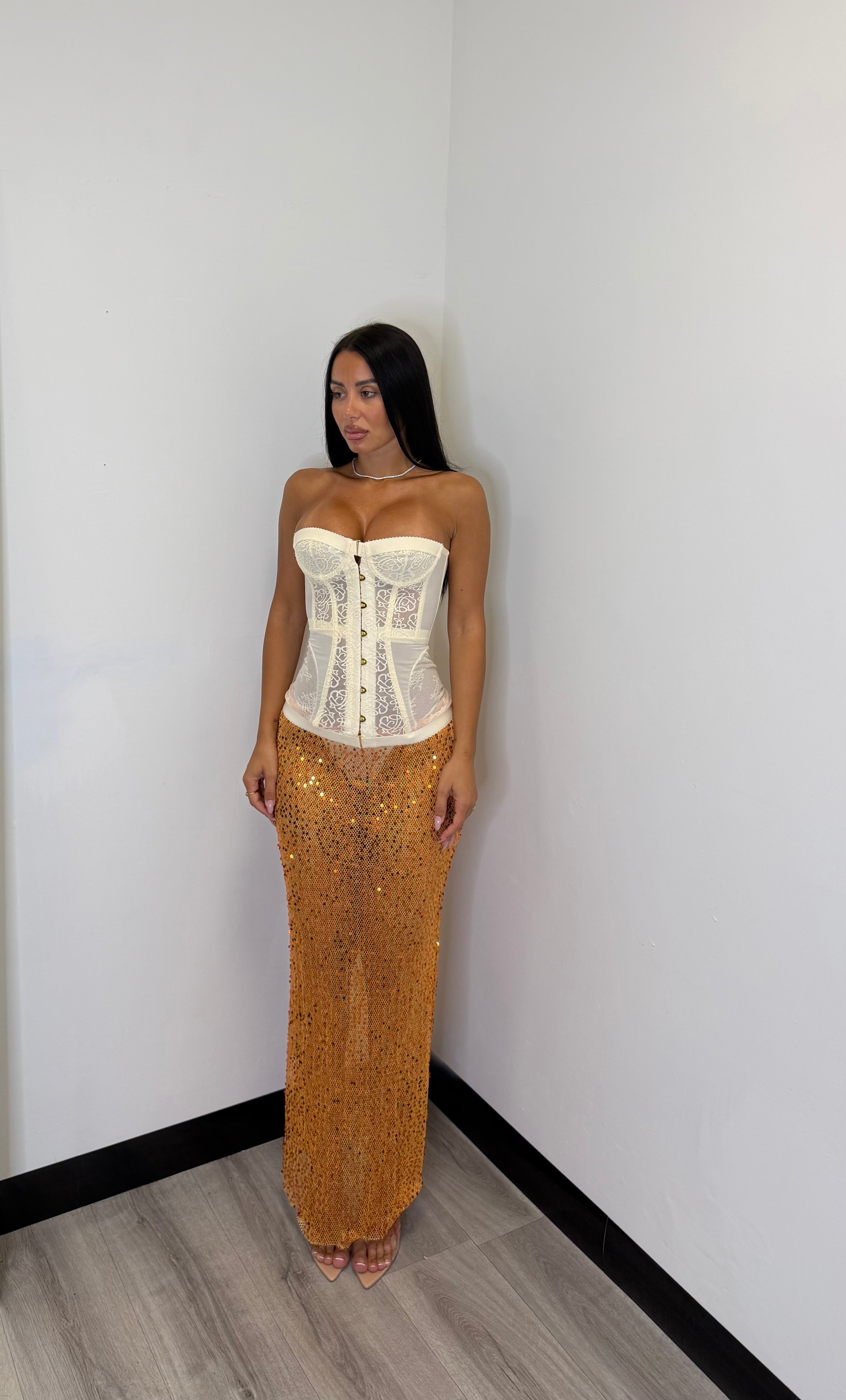 GONNA PAILLETTES PRISCILLA