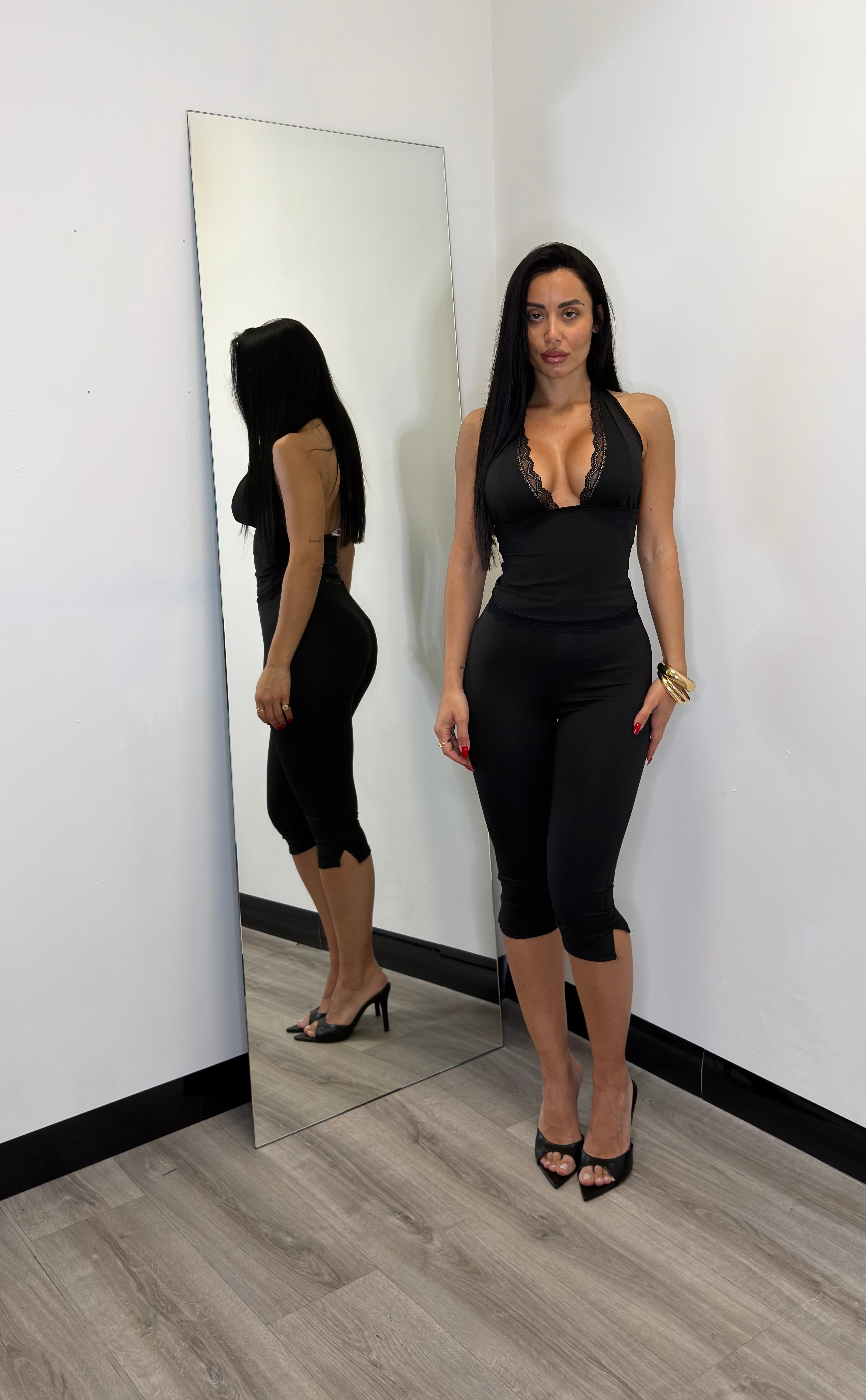 Leggins pinocchietto nero