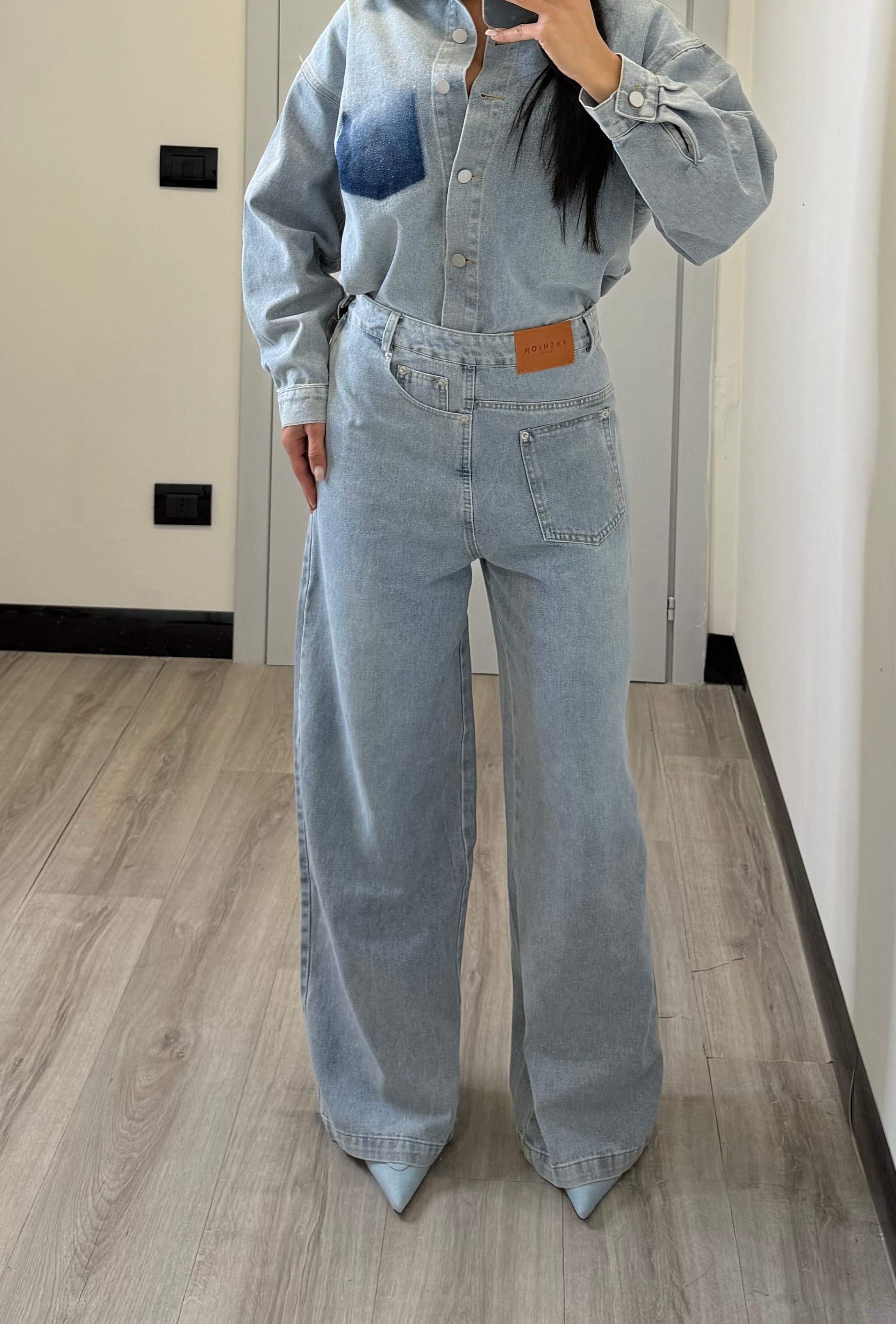 Coordinato denim con camicia
