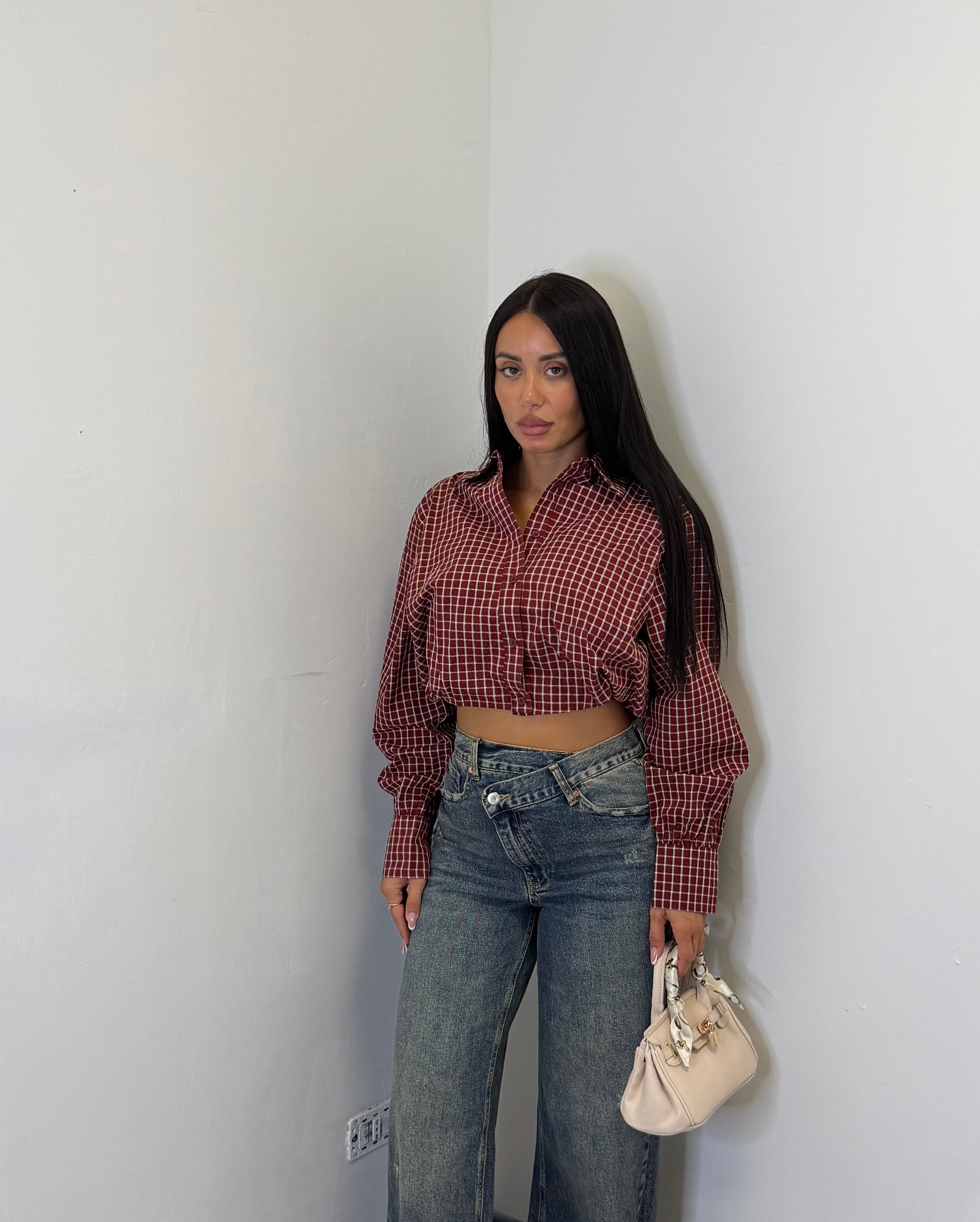 CAMICIA CROP “COUNTRY VIBE”