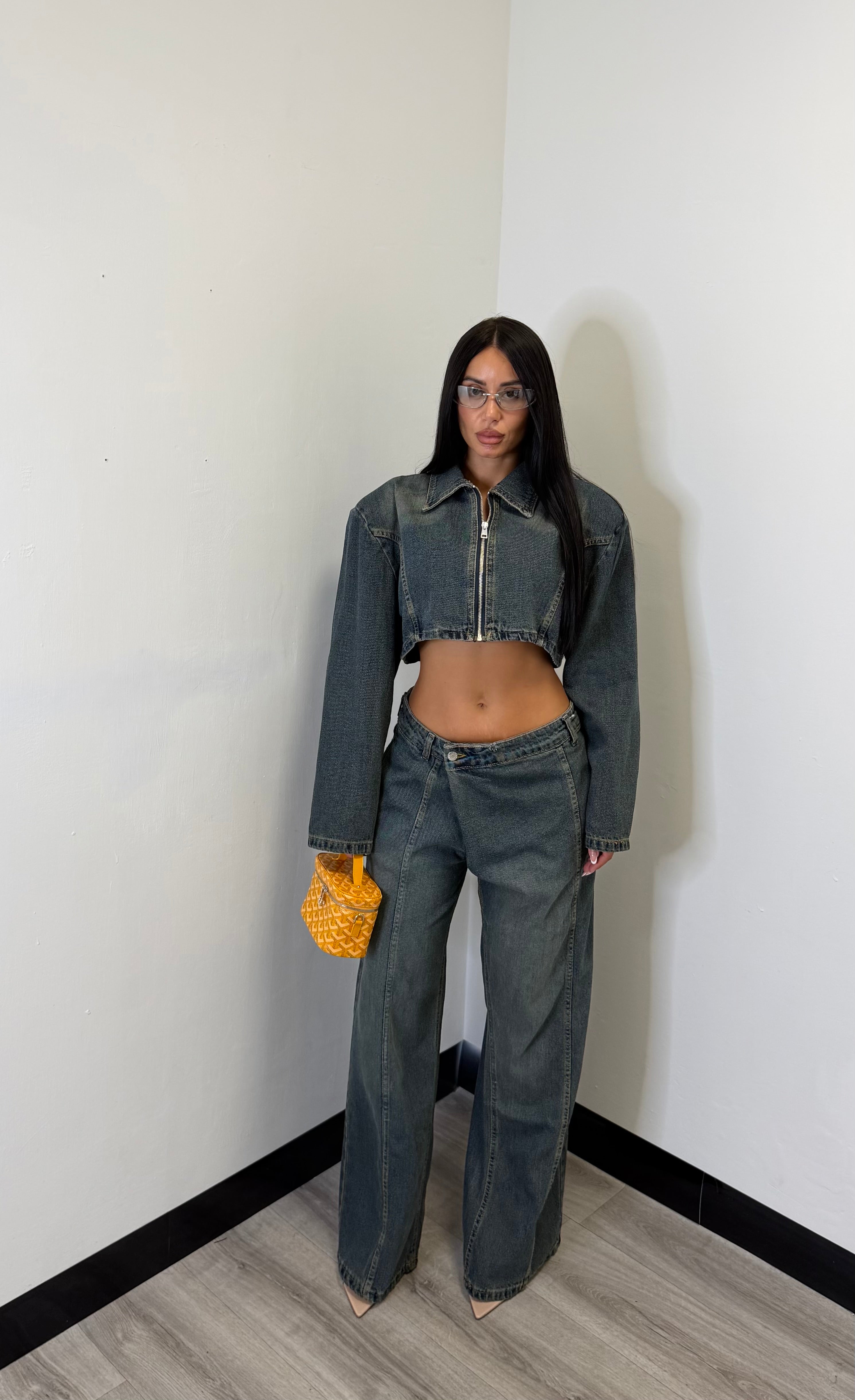 ASYMMETRIC URBAN DENIM SET