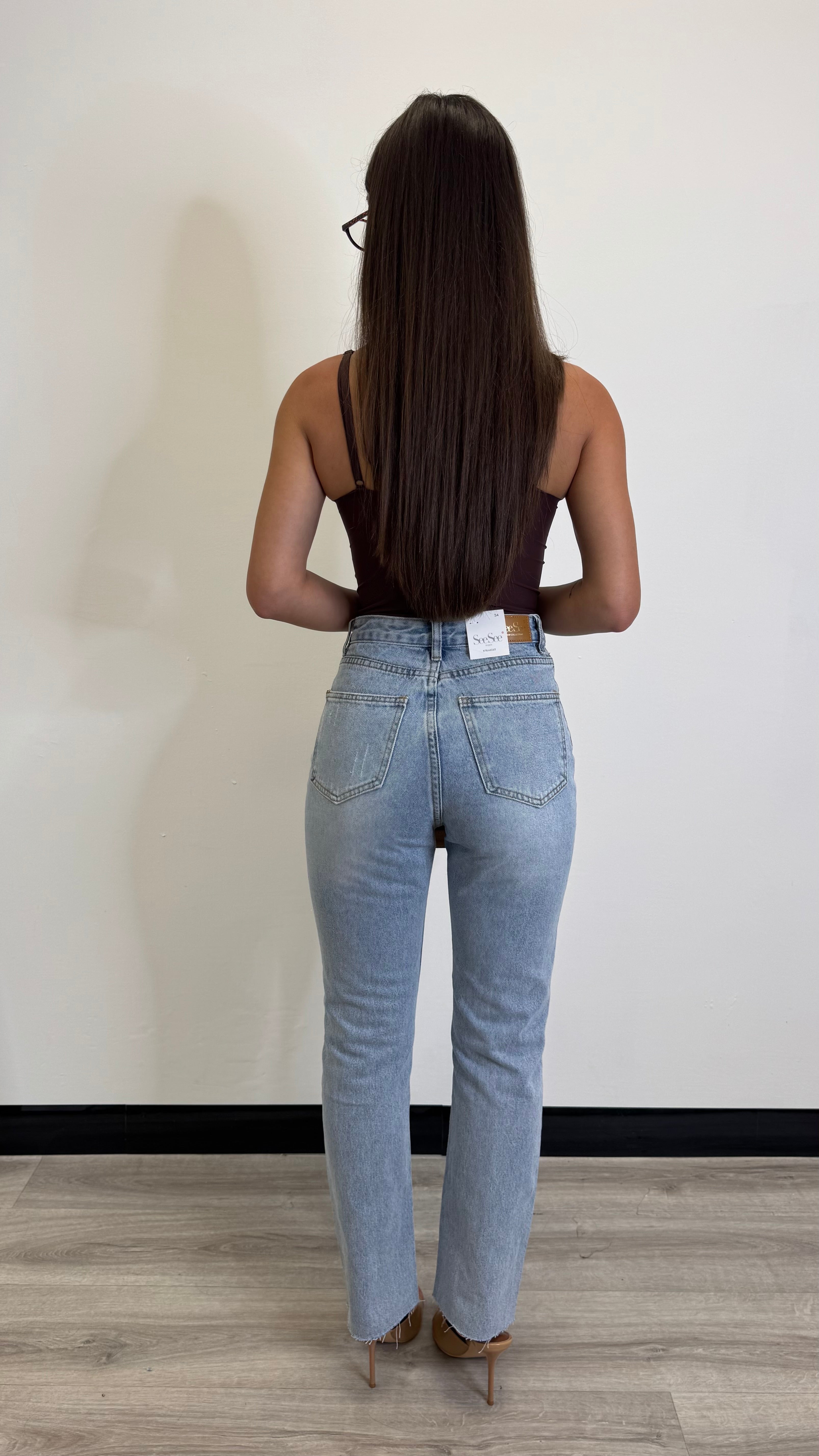 Jeans taglio vivo