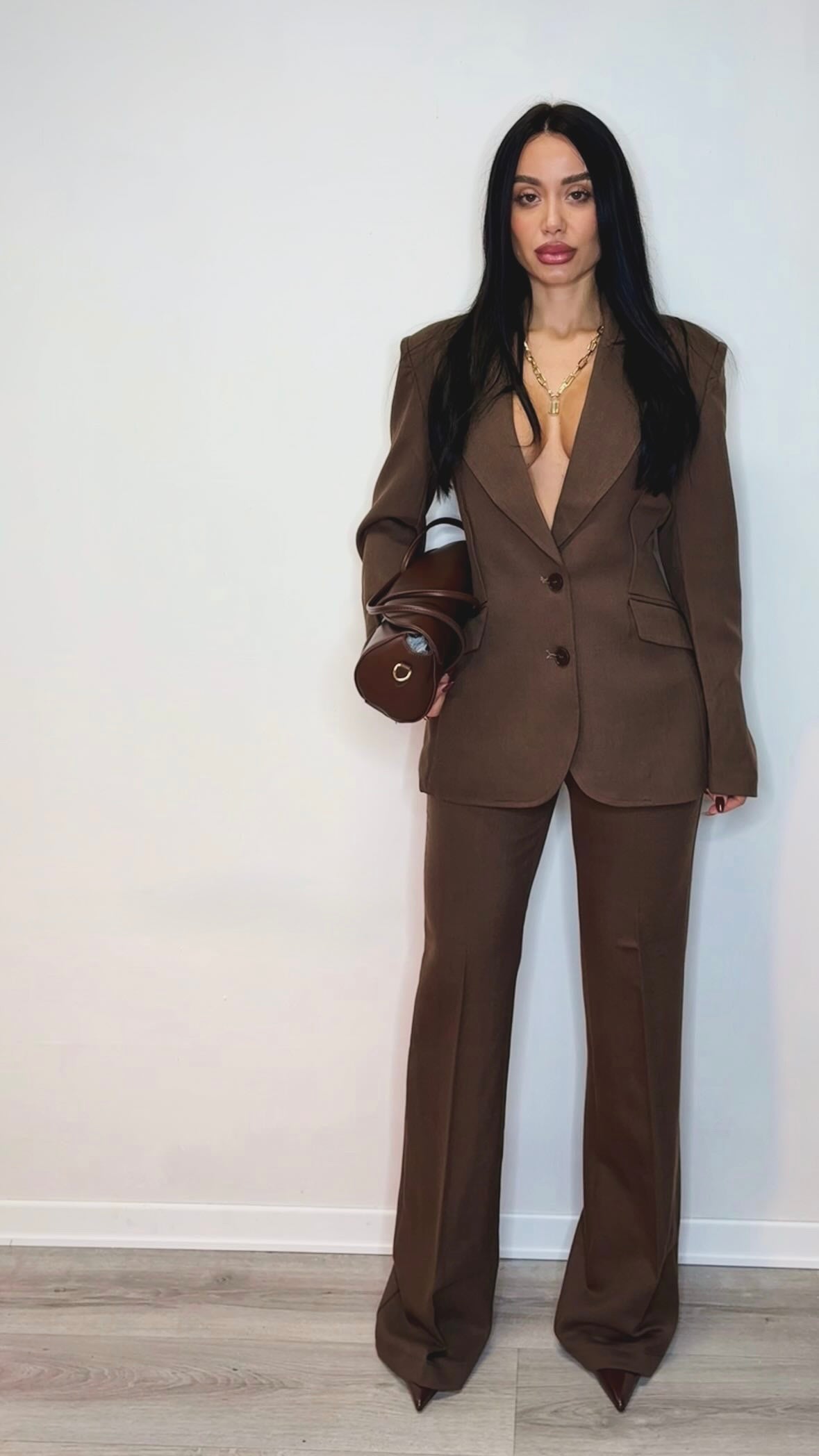 Tailleur IRIS marrone