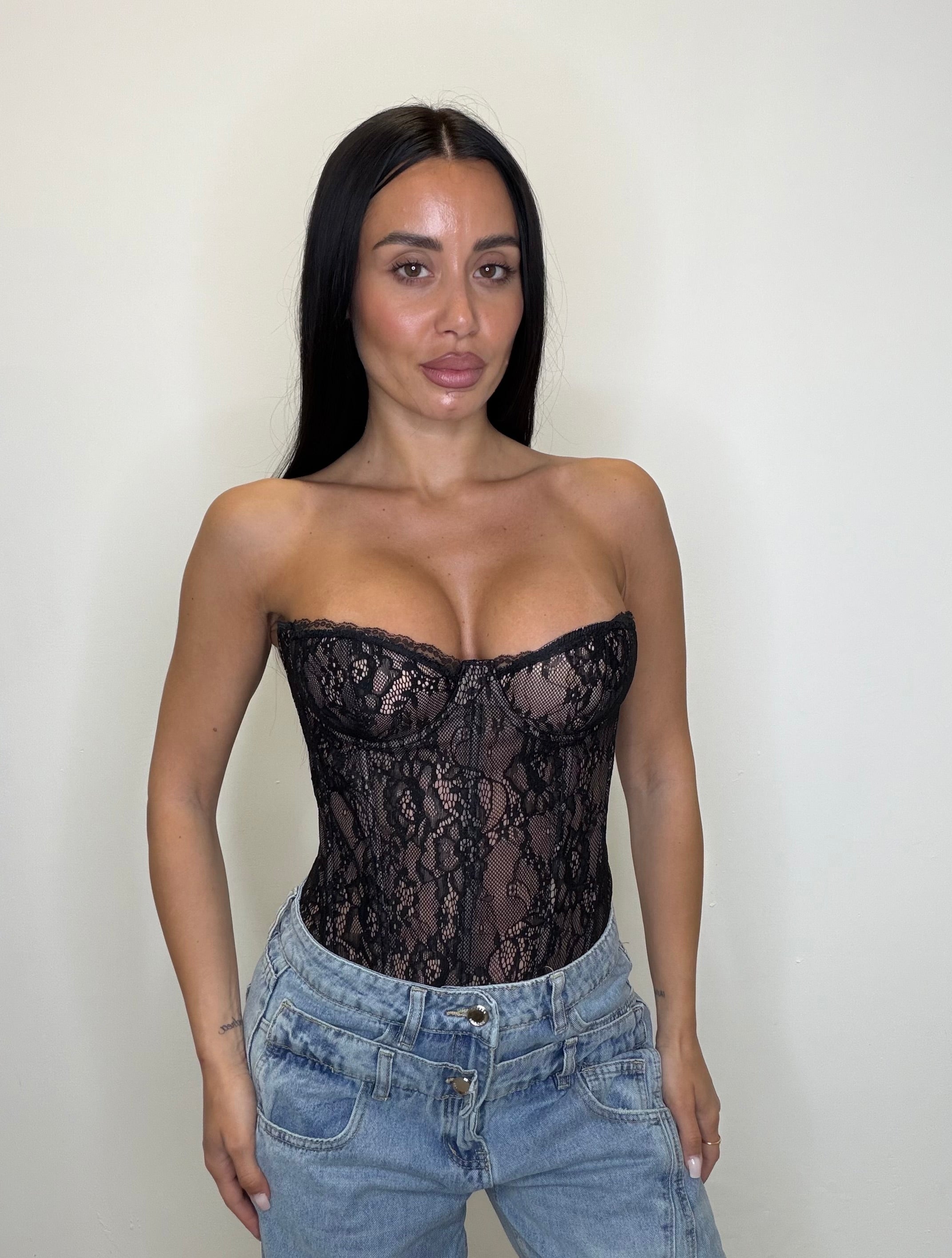 Bustier in pizzo