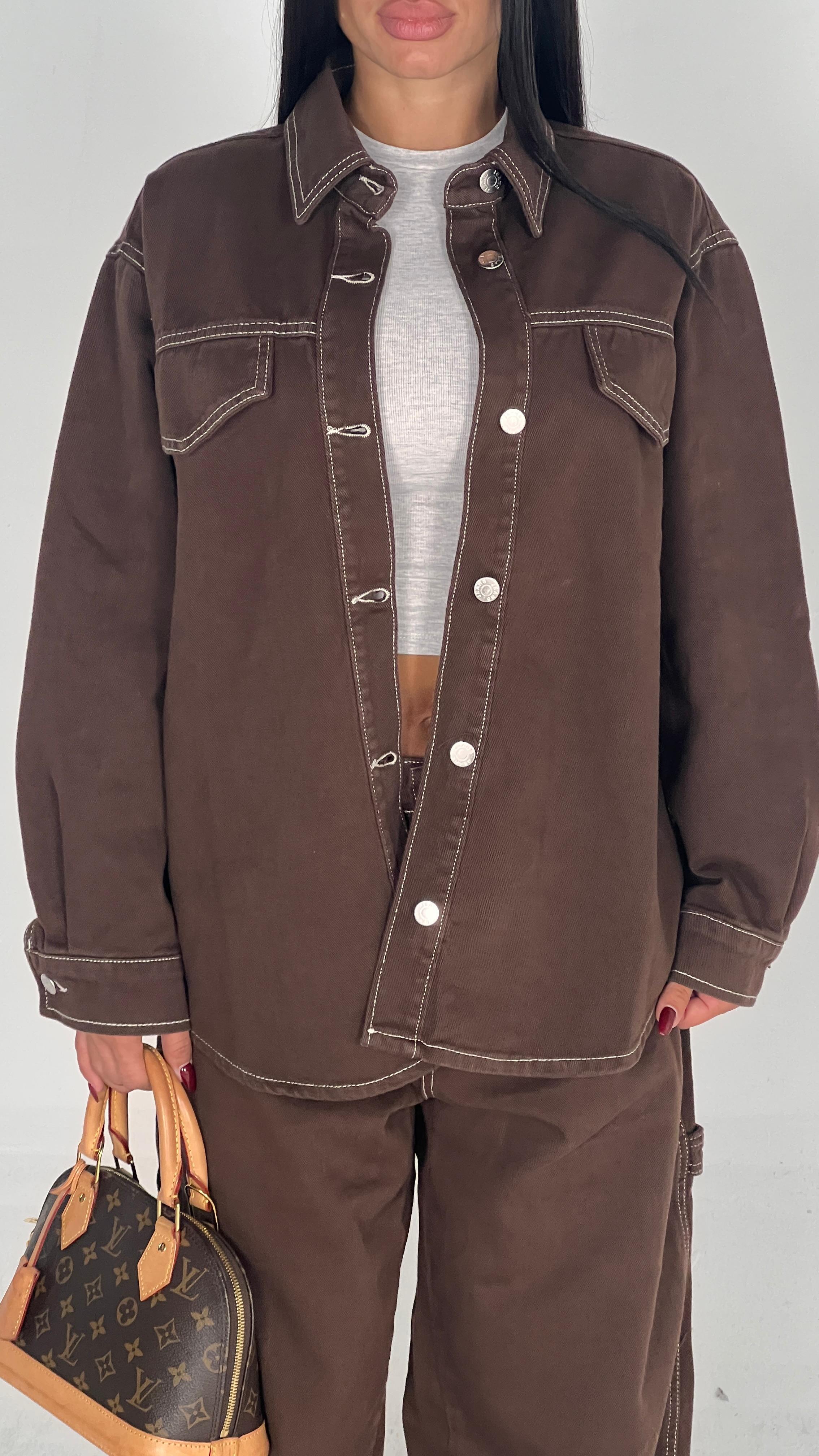 Coordinato carpenter marrone