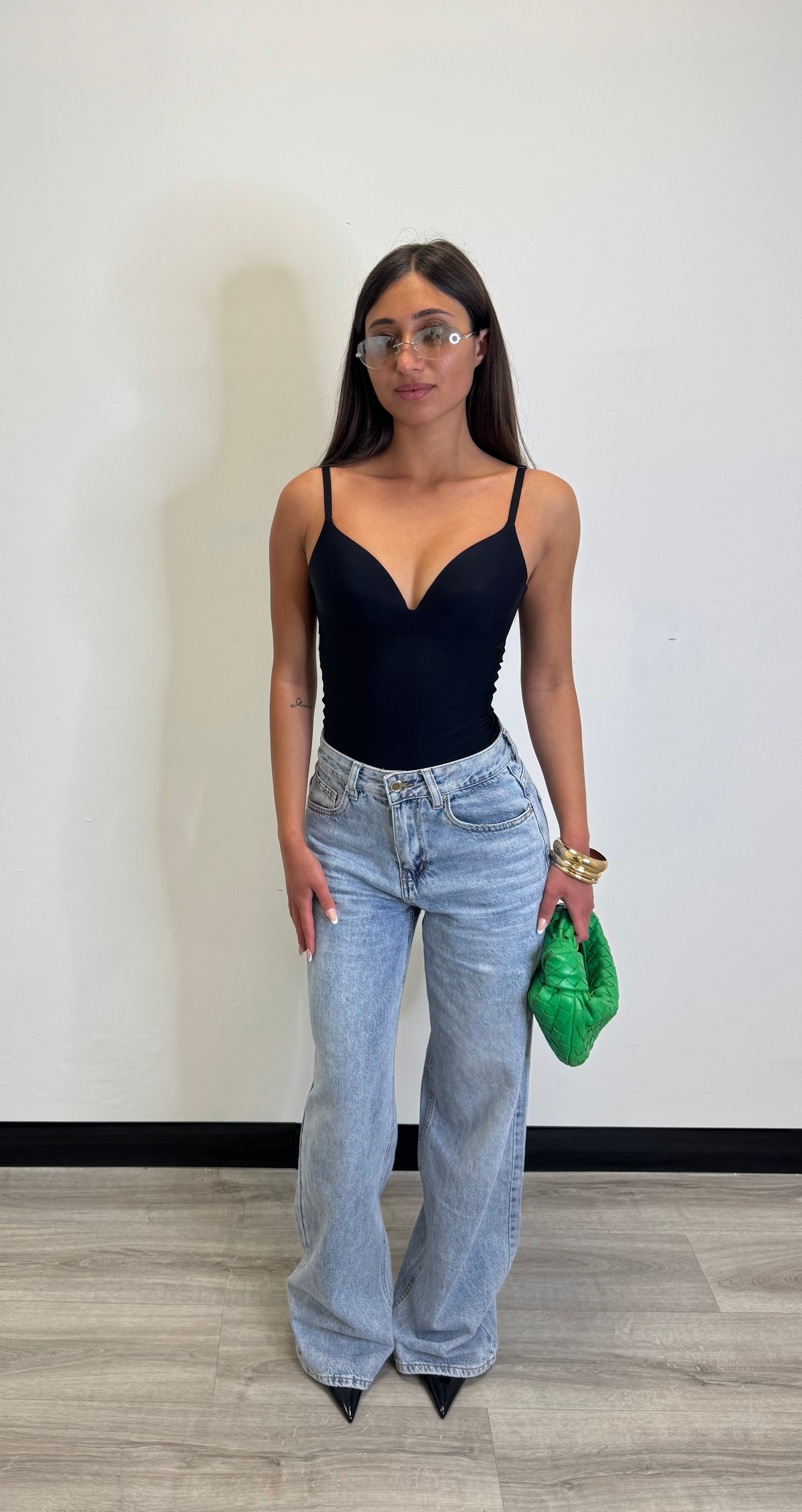 Jeans palazzo Denim chiaro