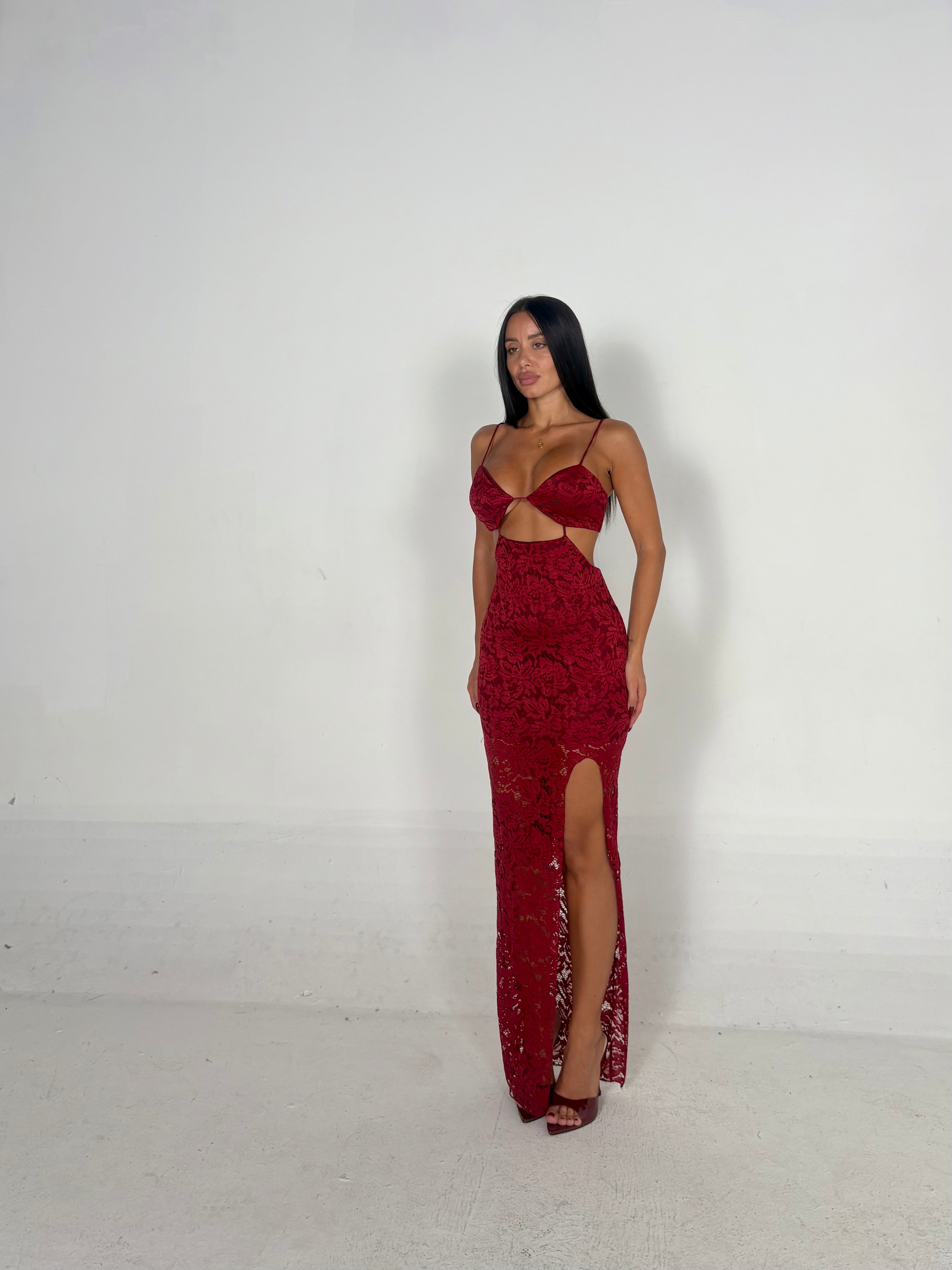 Abito VIVIENNE bordeaux