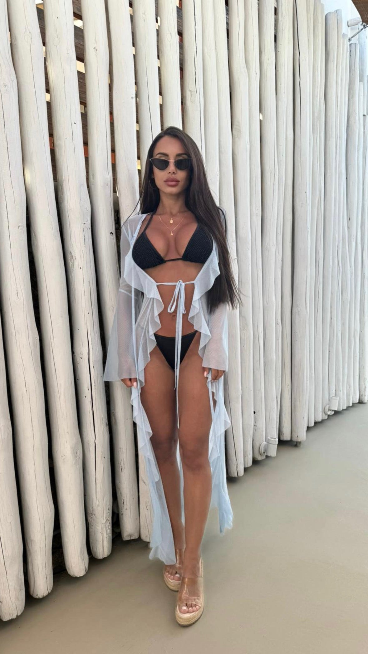 Kimono MYKONOS azzurro