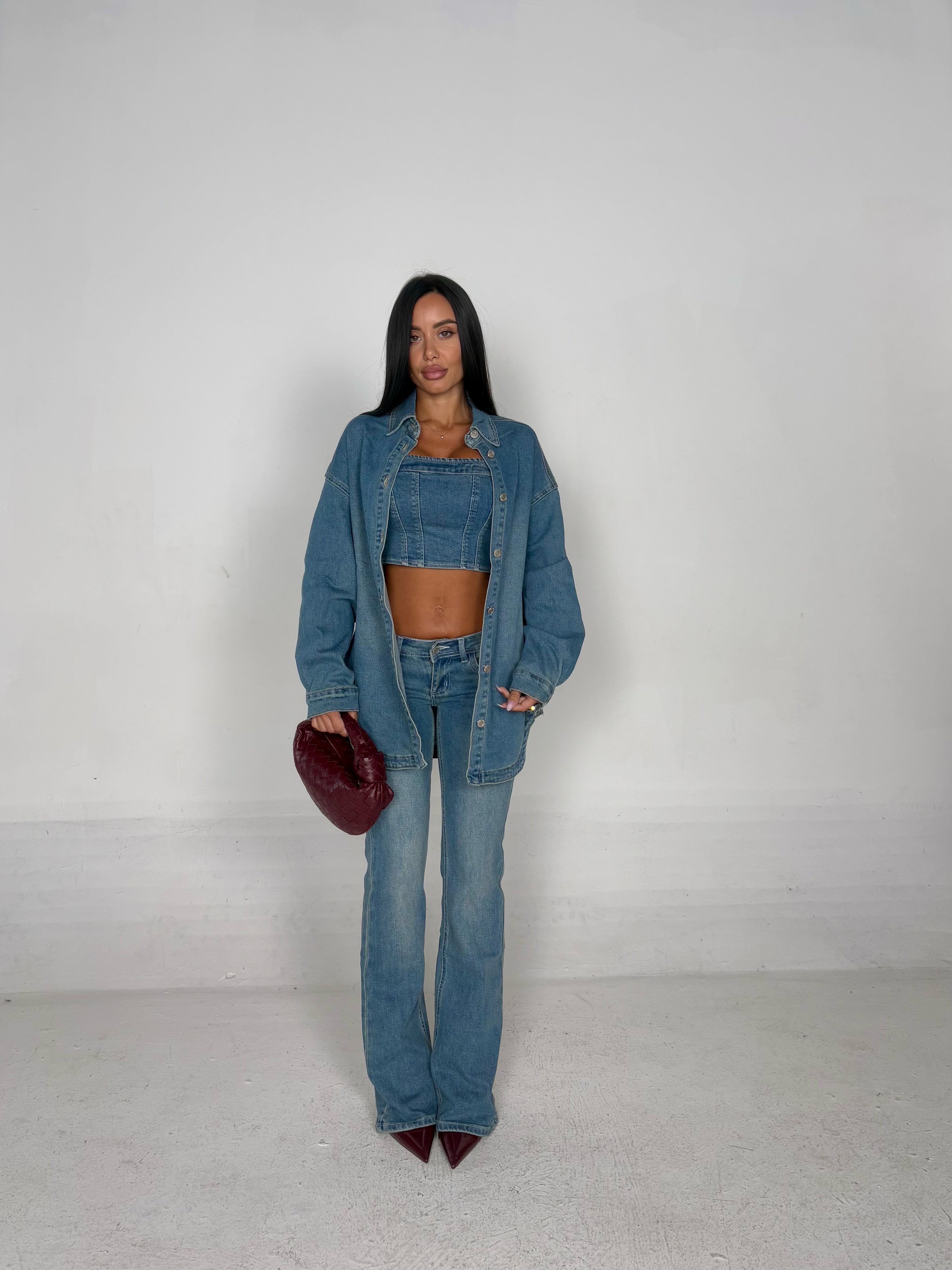 Coordinato in denim