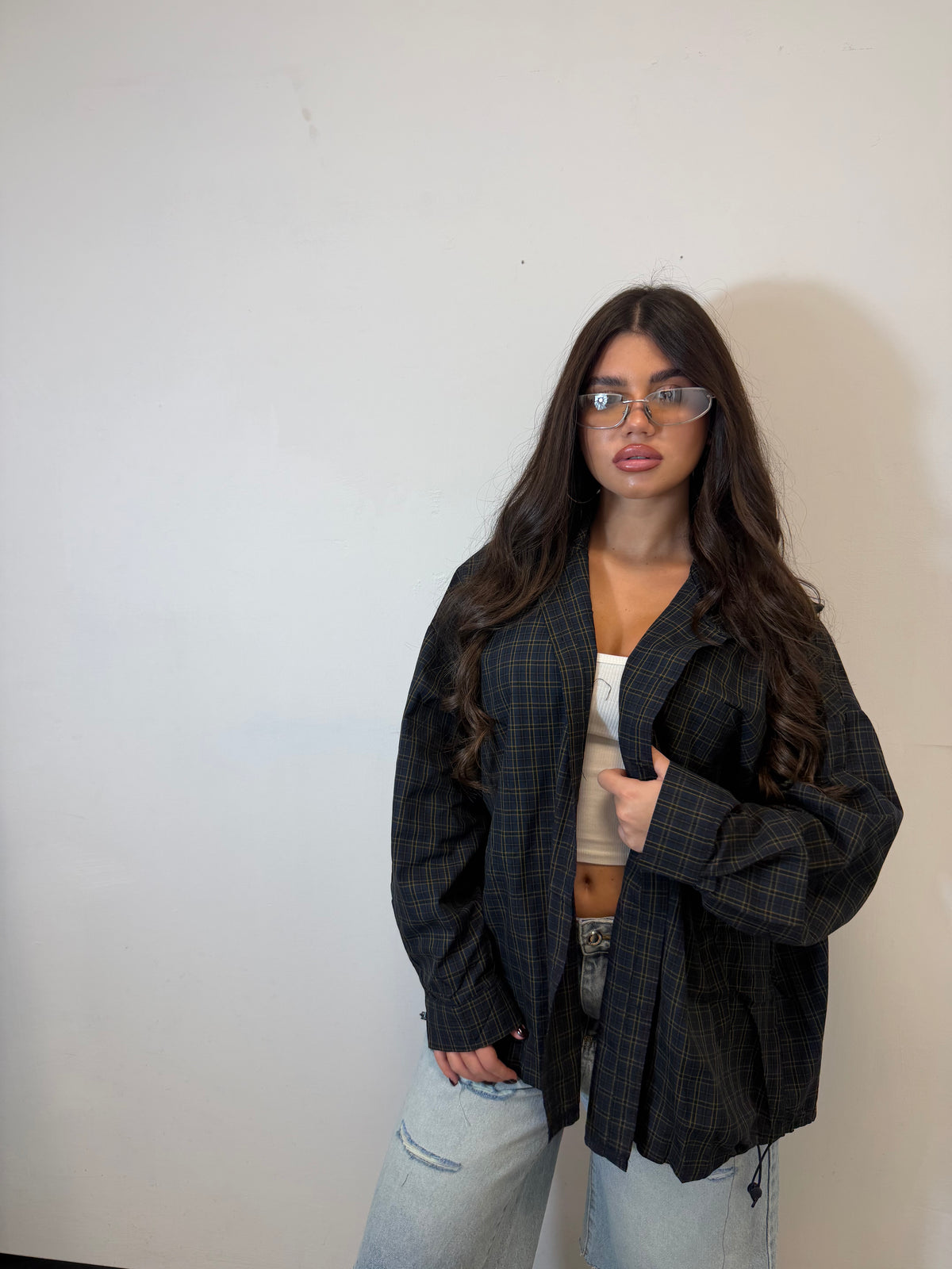 CAMICIA TARTAN HOODED