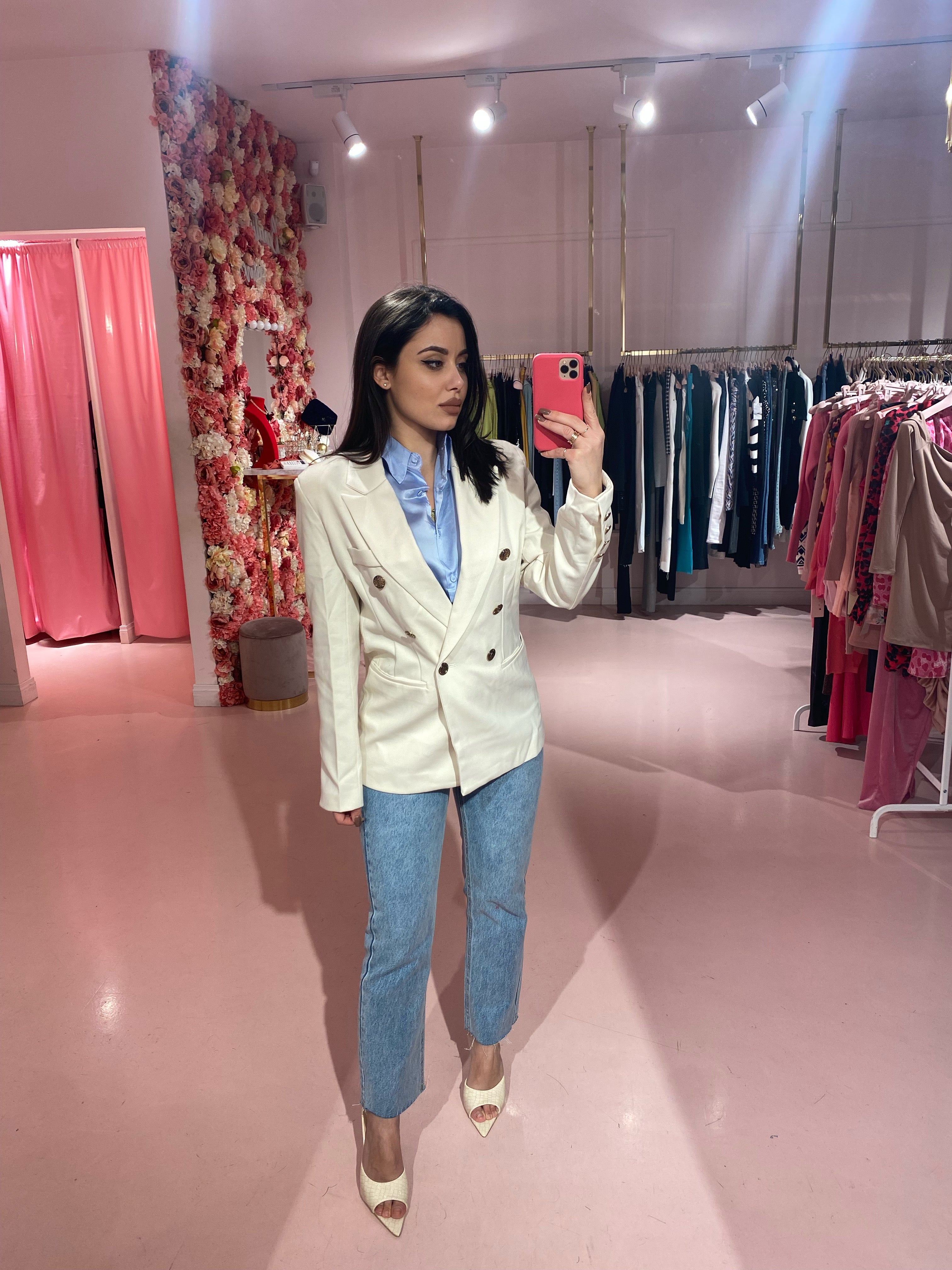 Blazer bottoni oro