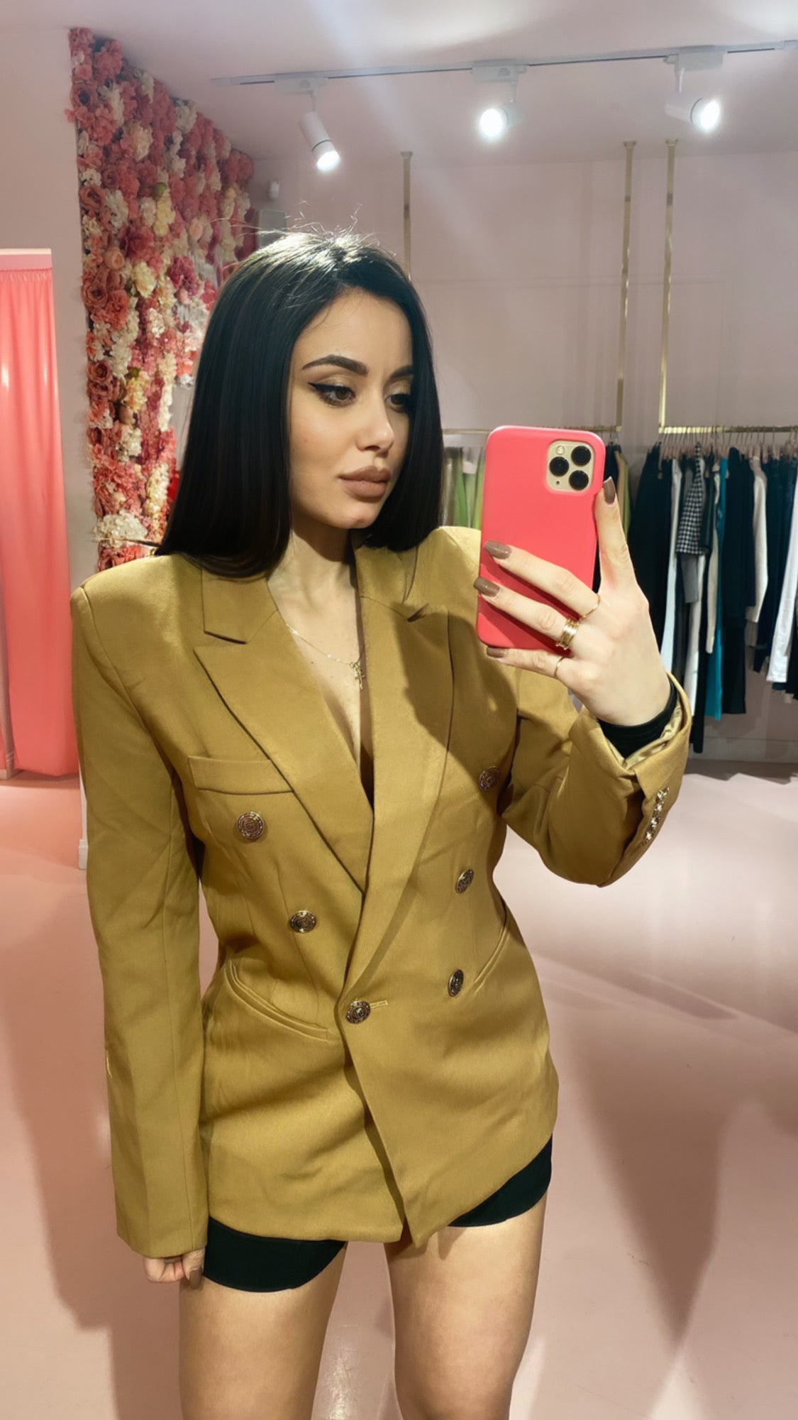 Blazer bottoni oro