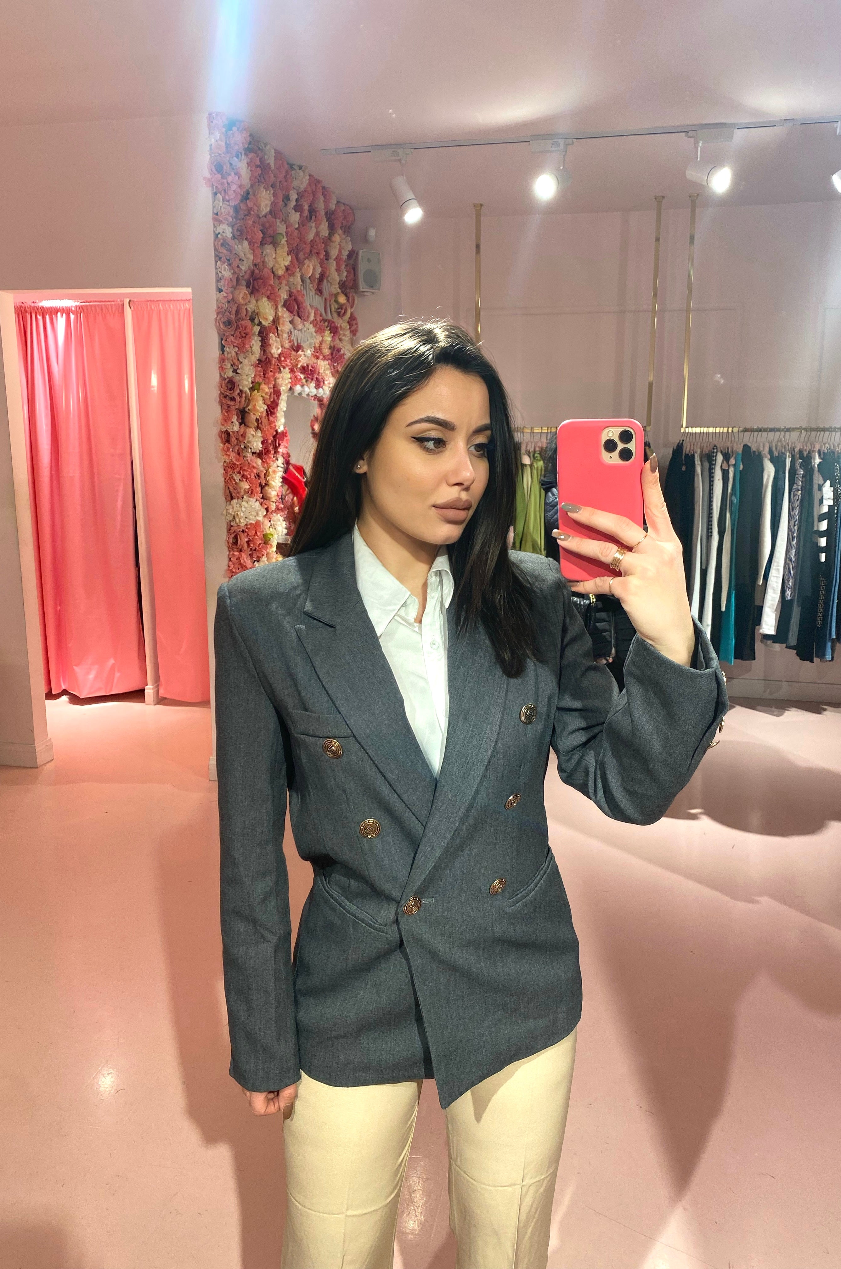 Blazer bottoni oro