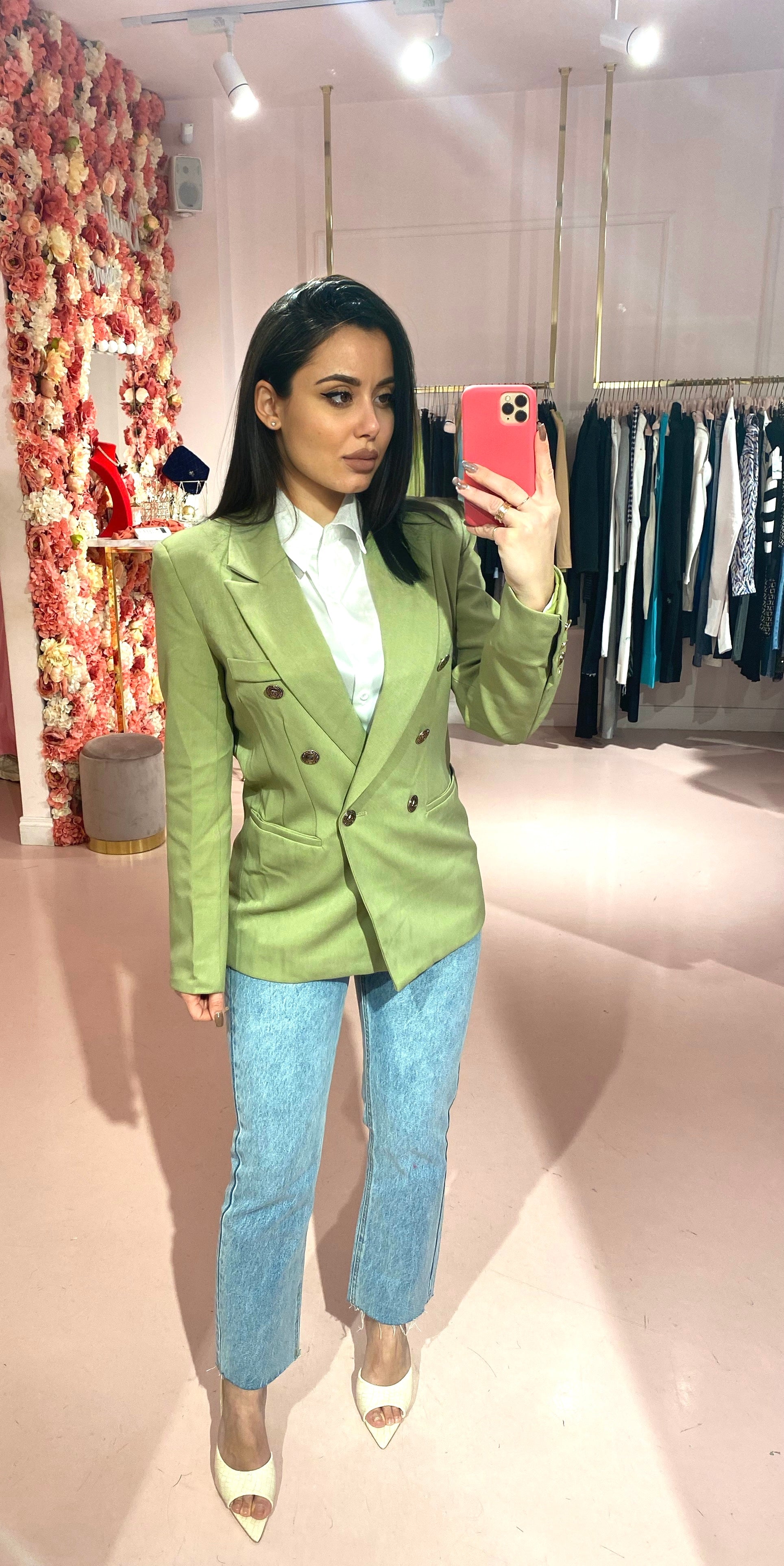 Blazer bottoni oro