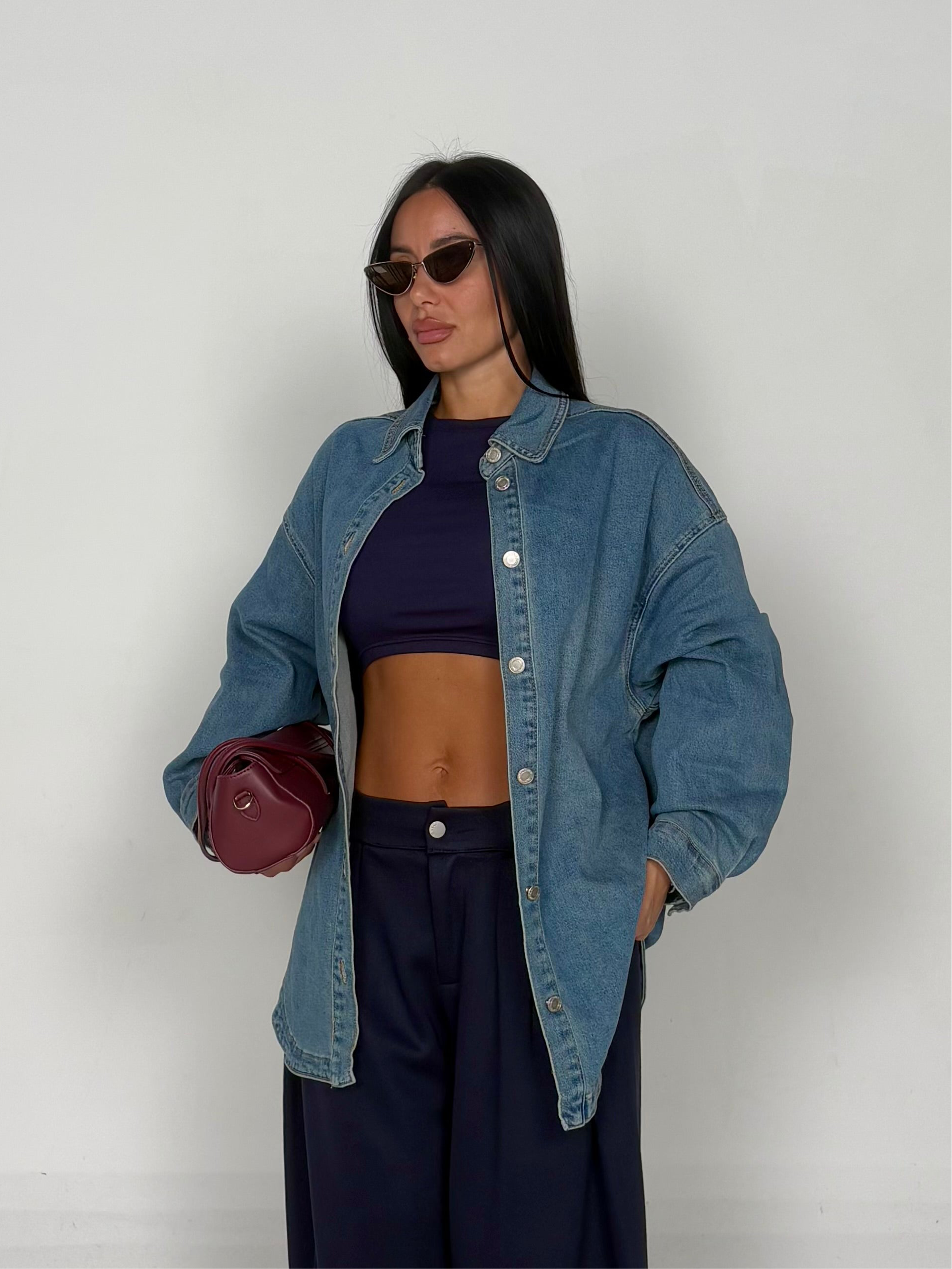 Camicia in denim chiaro