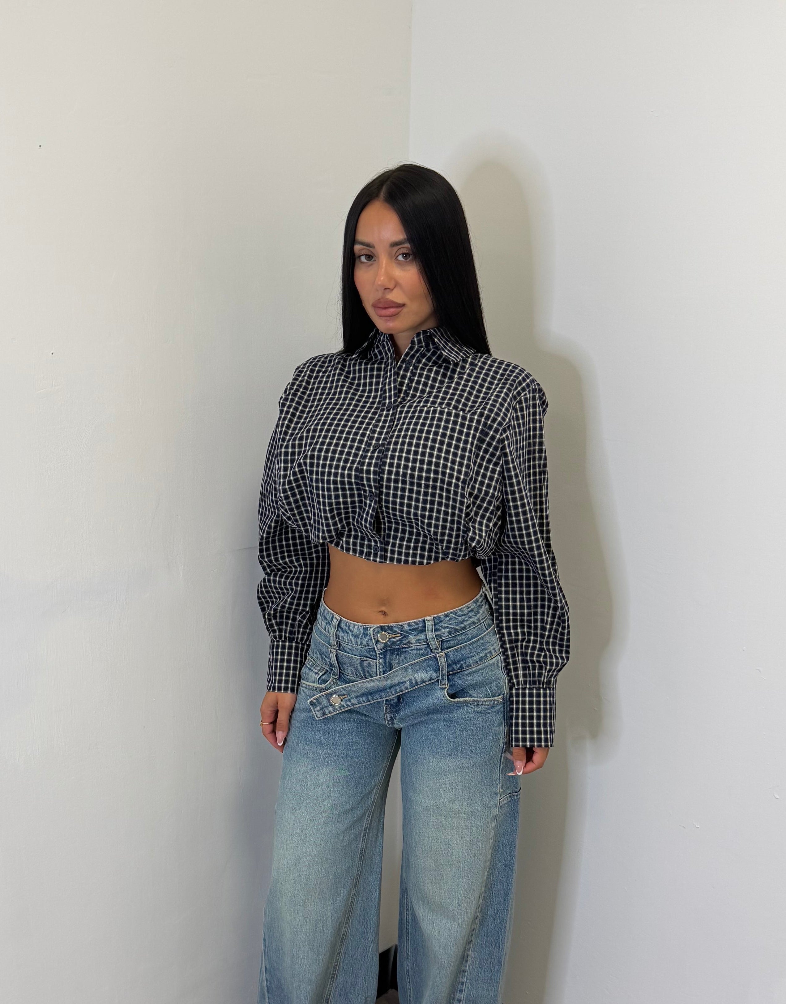 CAMICIA CROP “COUNTRY VIBE”