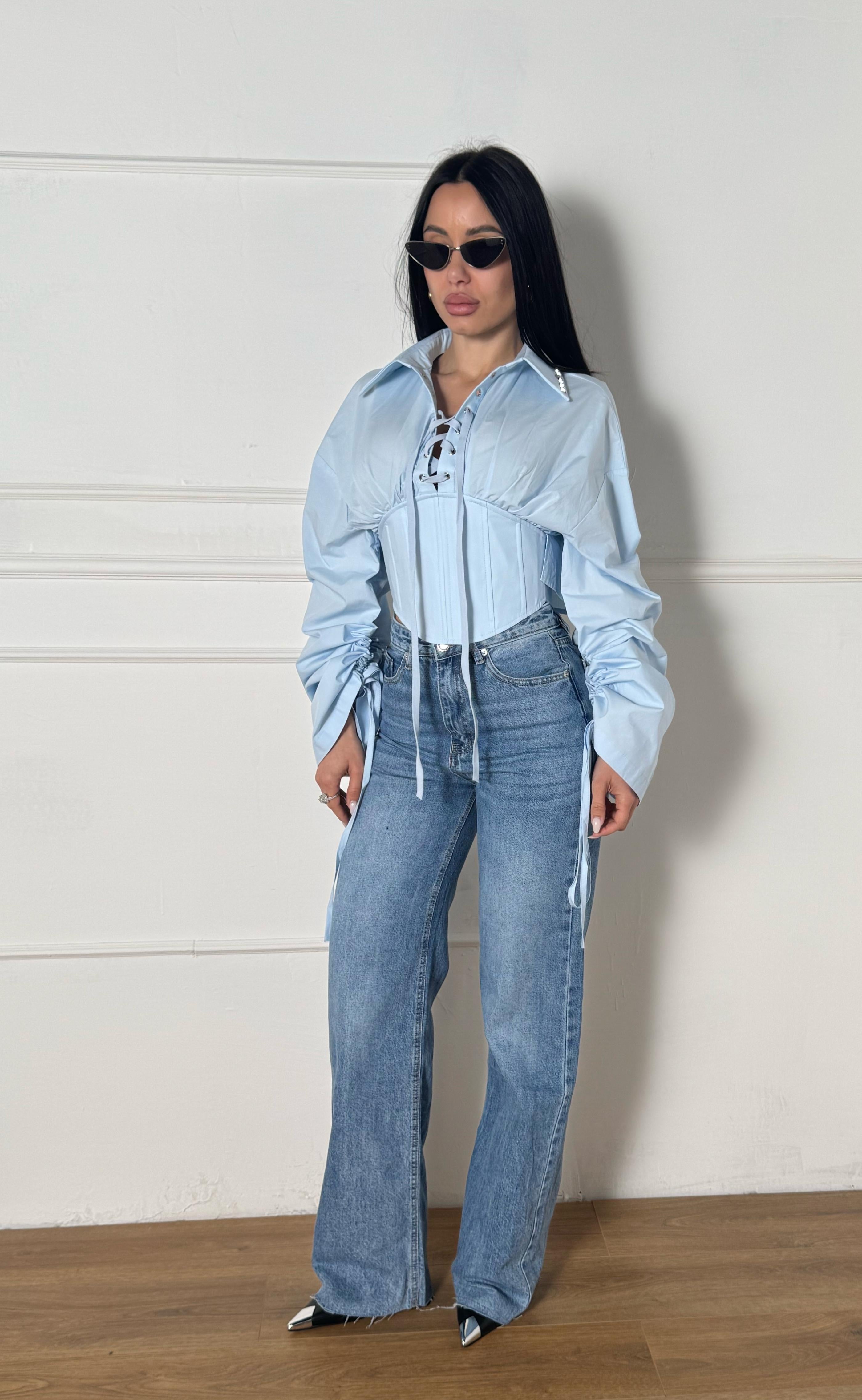 Camicia con bustino