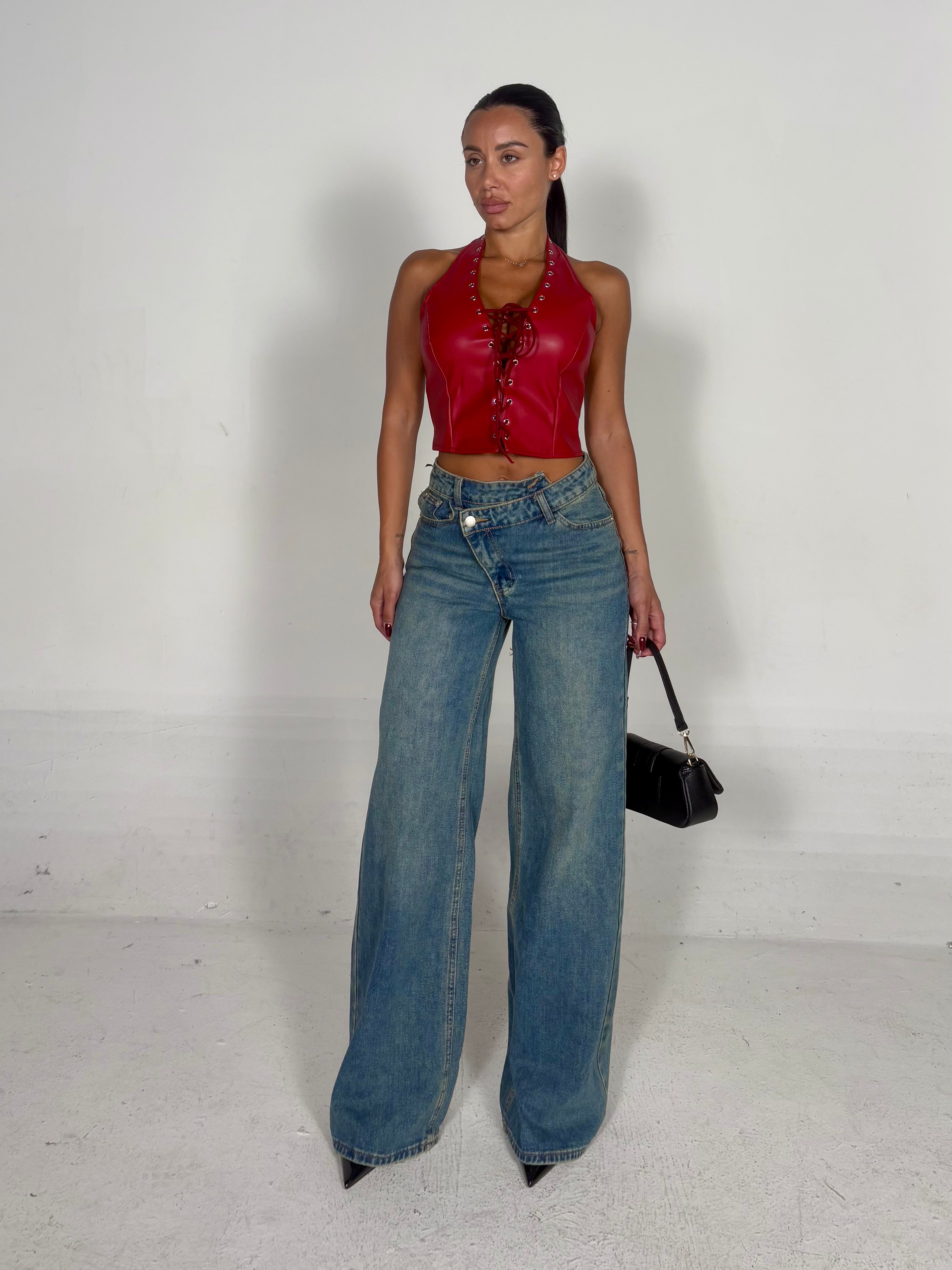 Jeans asimmetrico