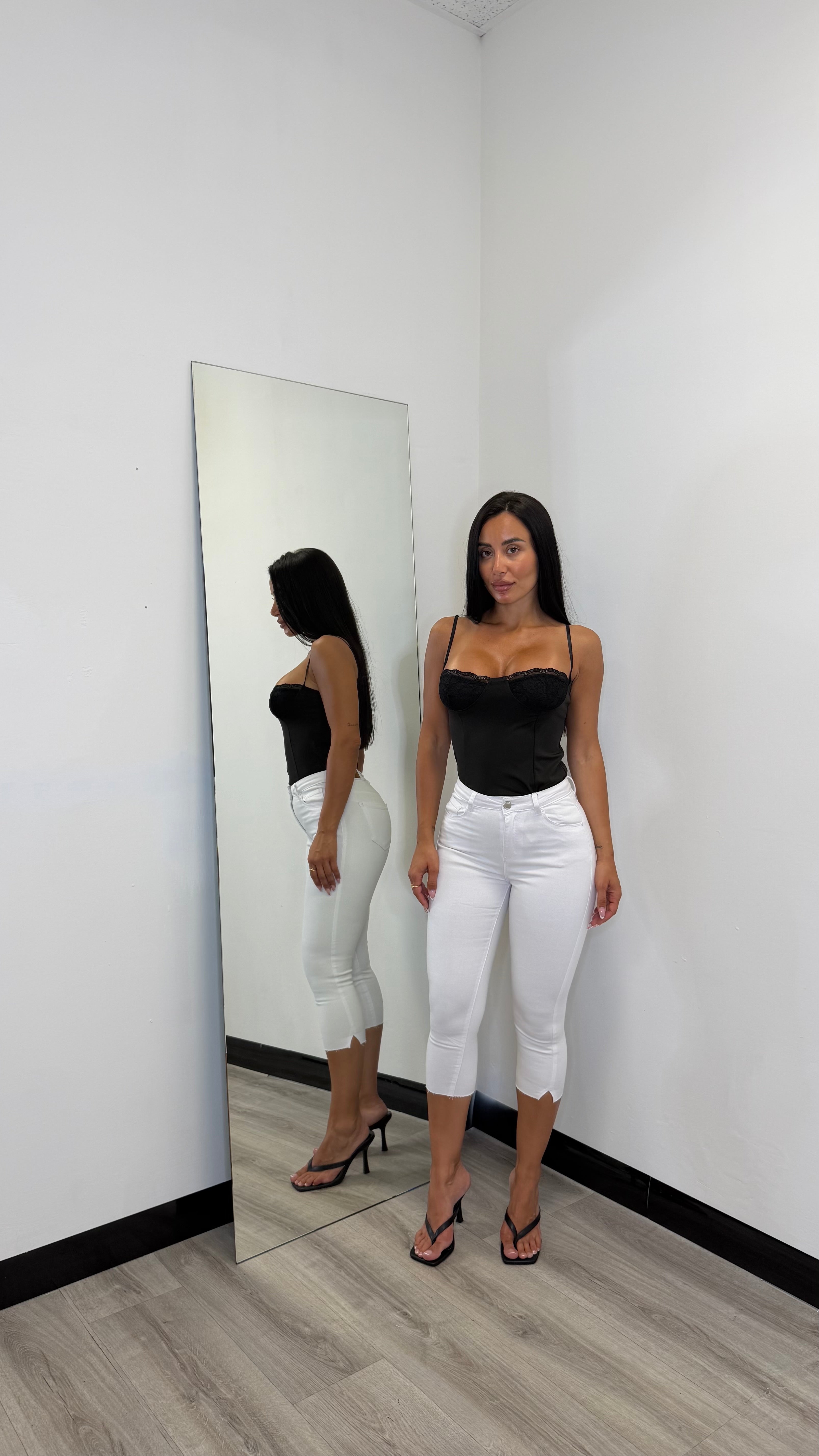 JEANS PINOCCHIETTO BIANCO