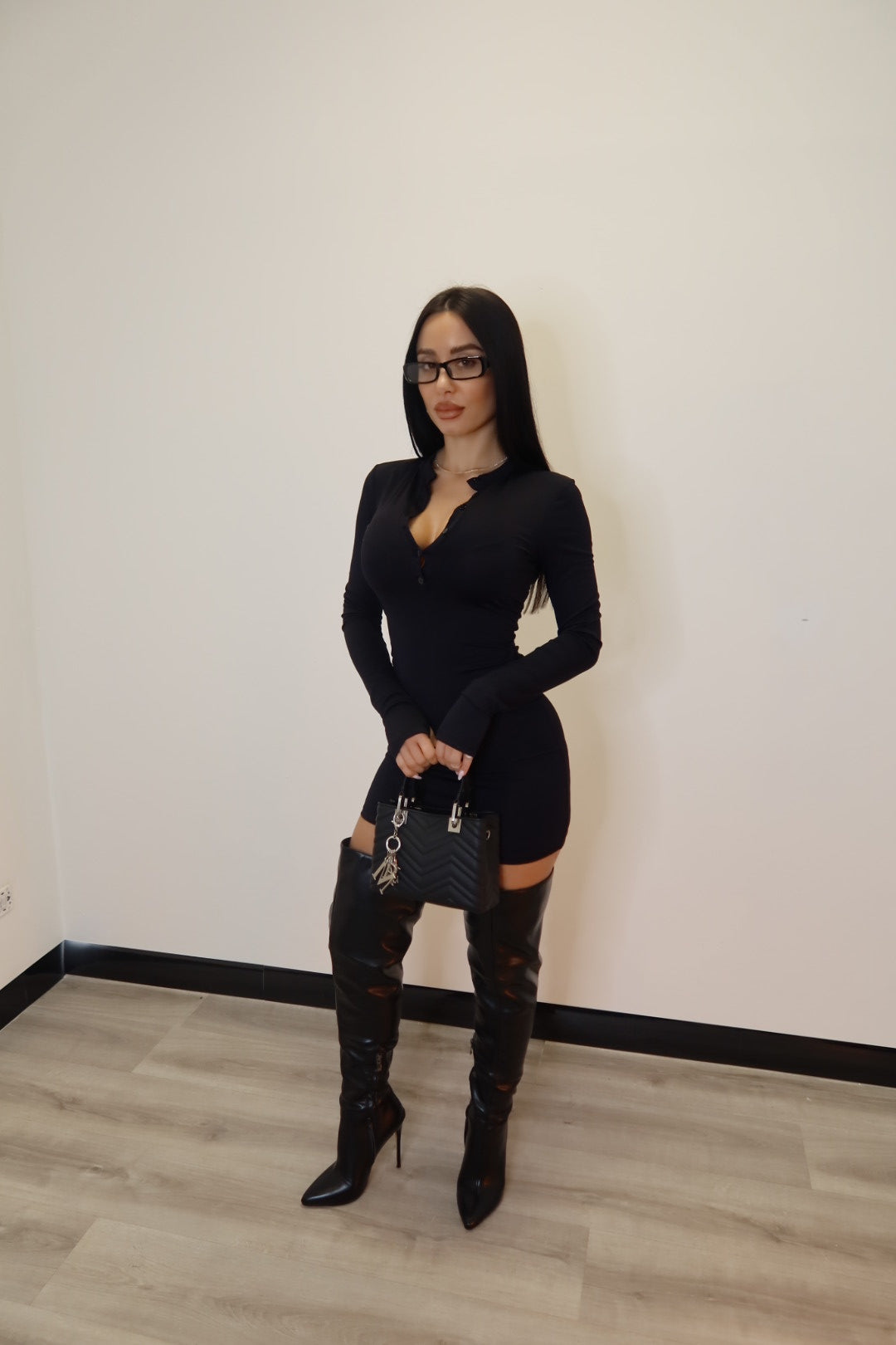 Abito con bottoncini