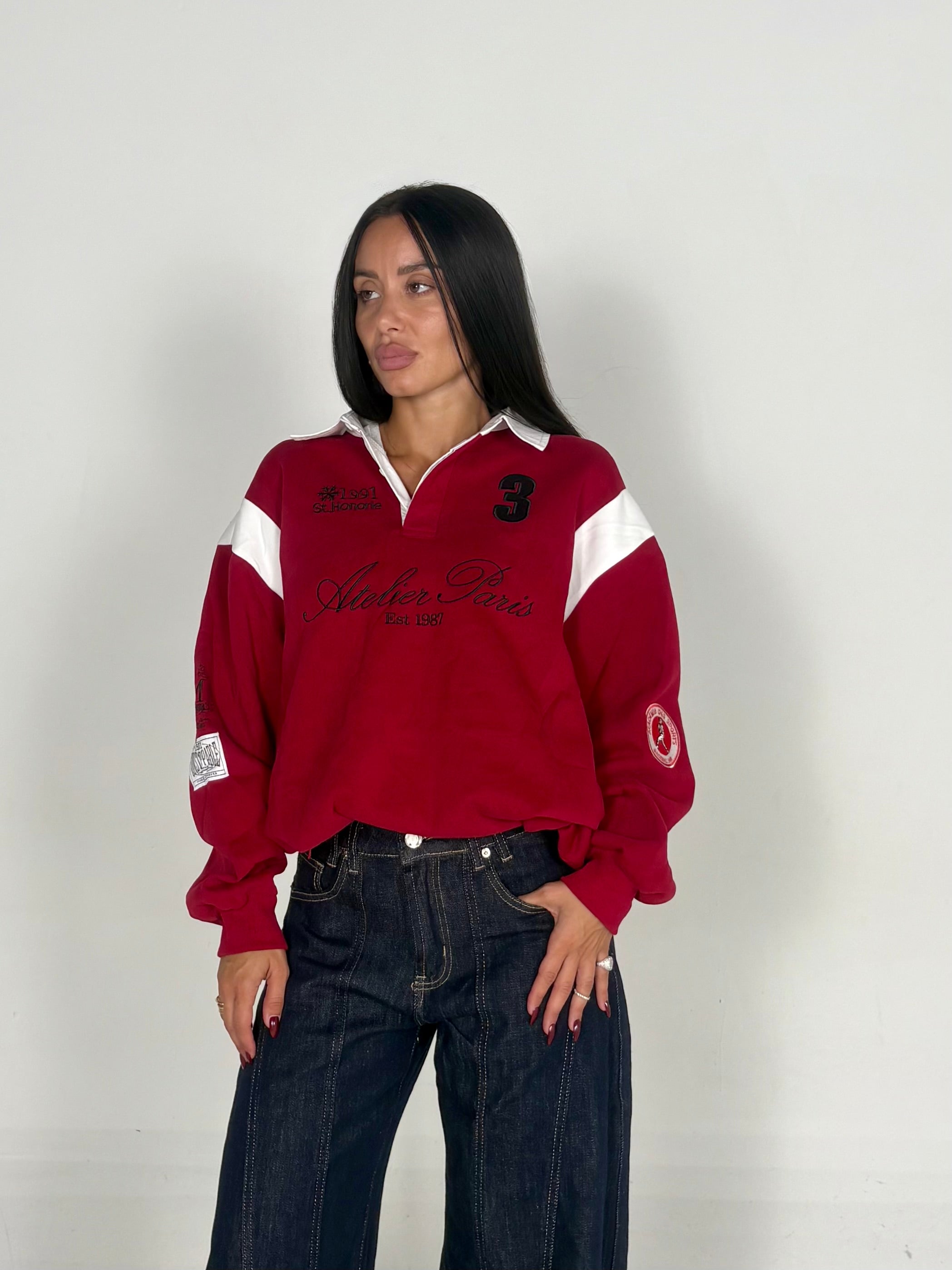 Felpa PARIS rosso