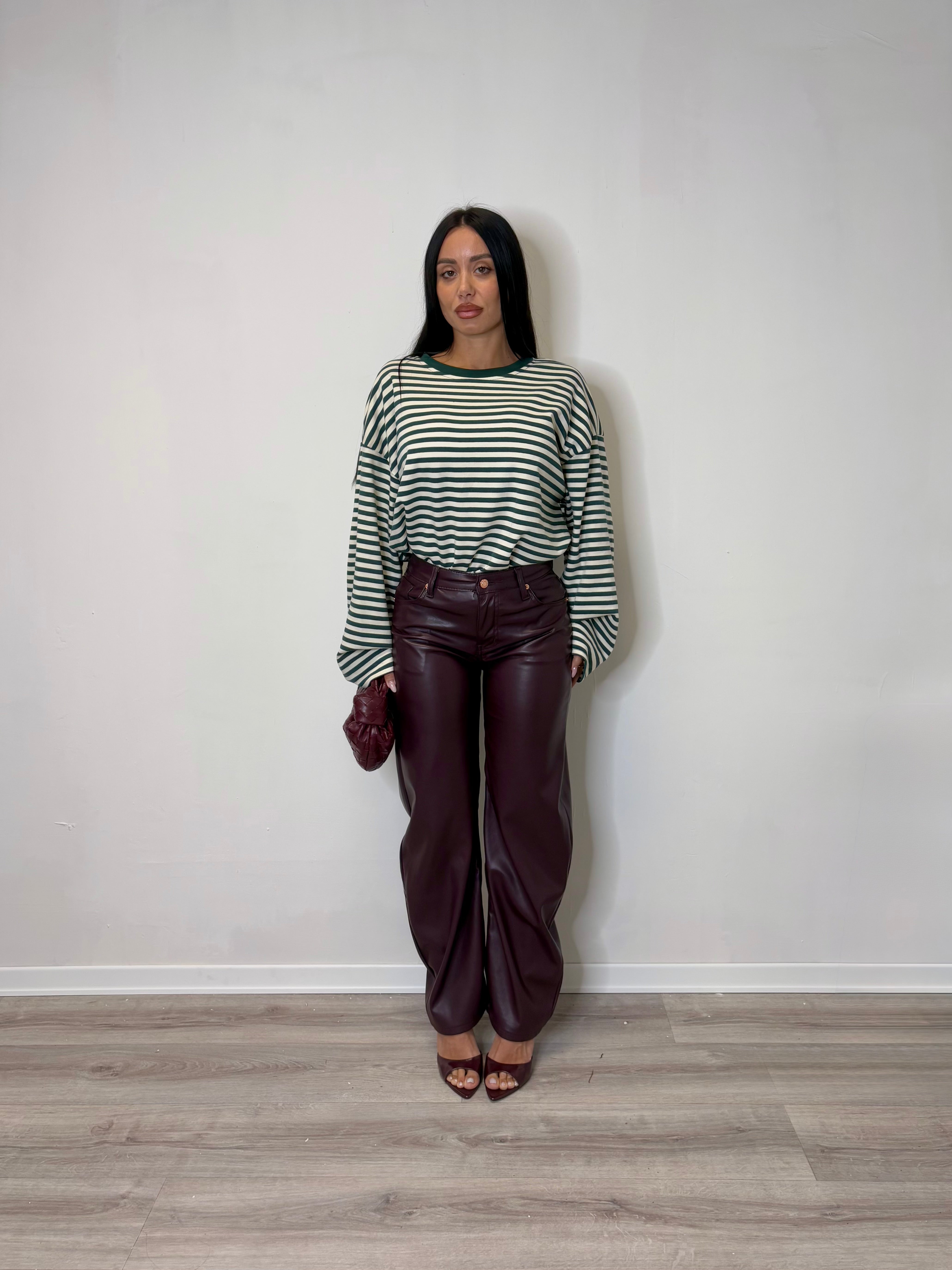 Pantalone ballon bordeaux