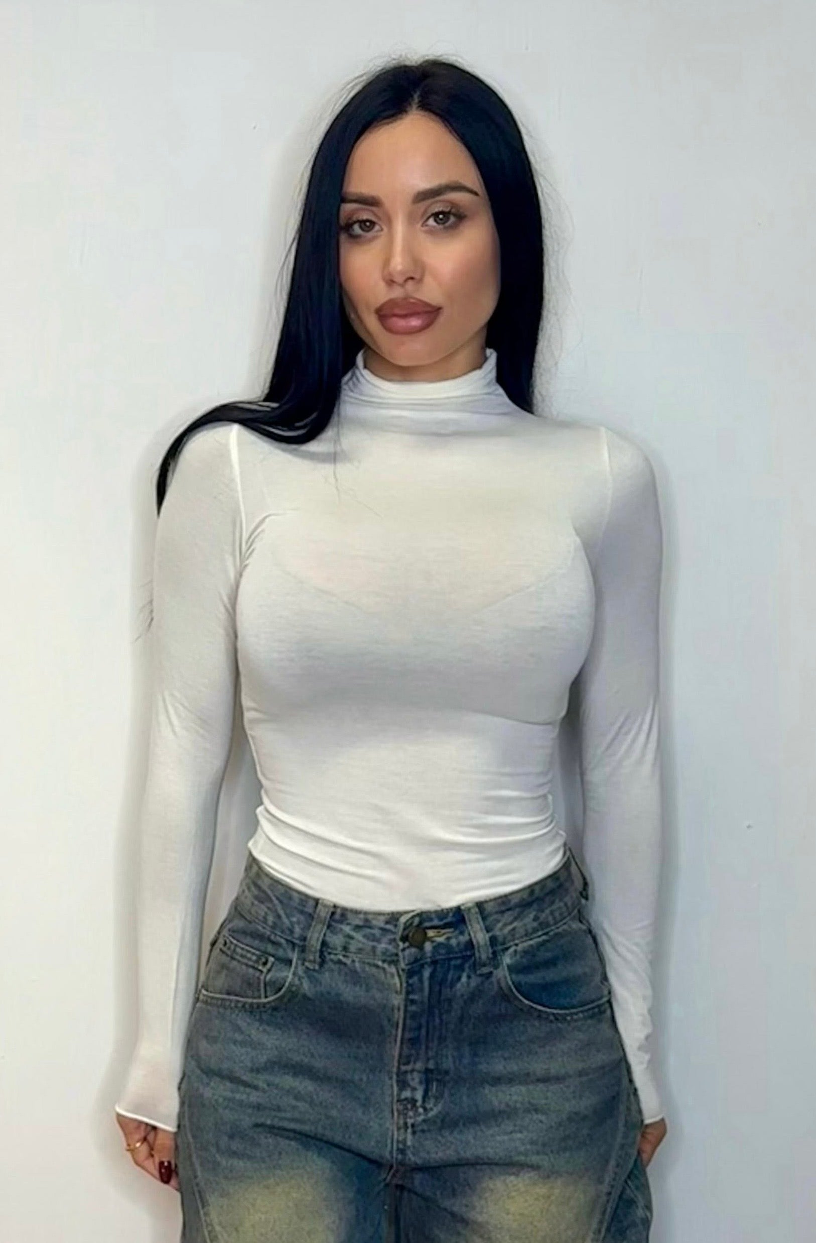 Maglia essential mezzo collo