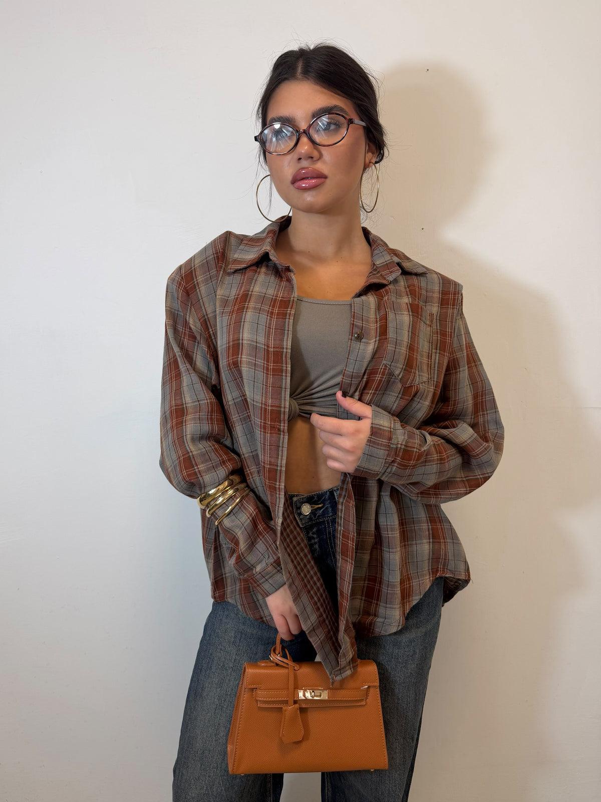 CAMICIA SET PLAID TANK