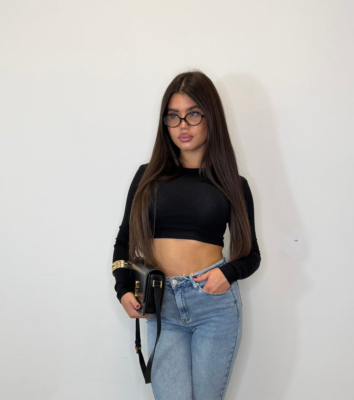 MAGLIA CROP “BASIC”