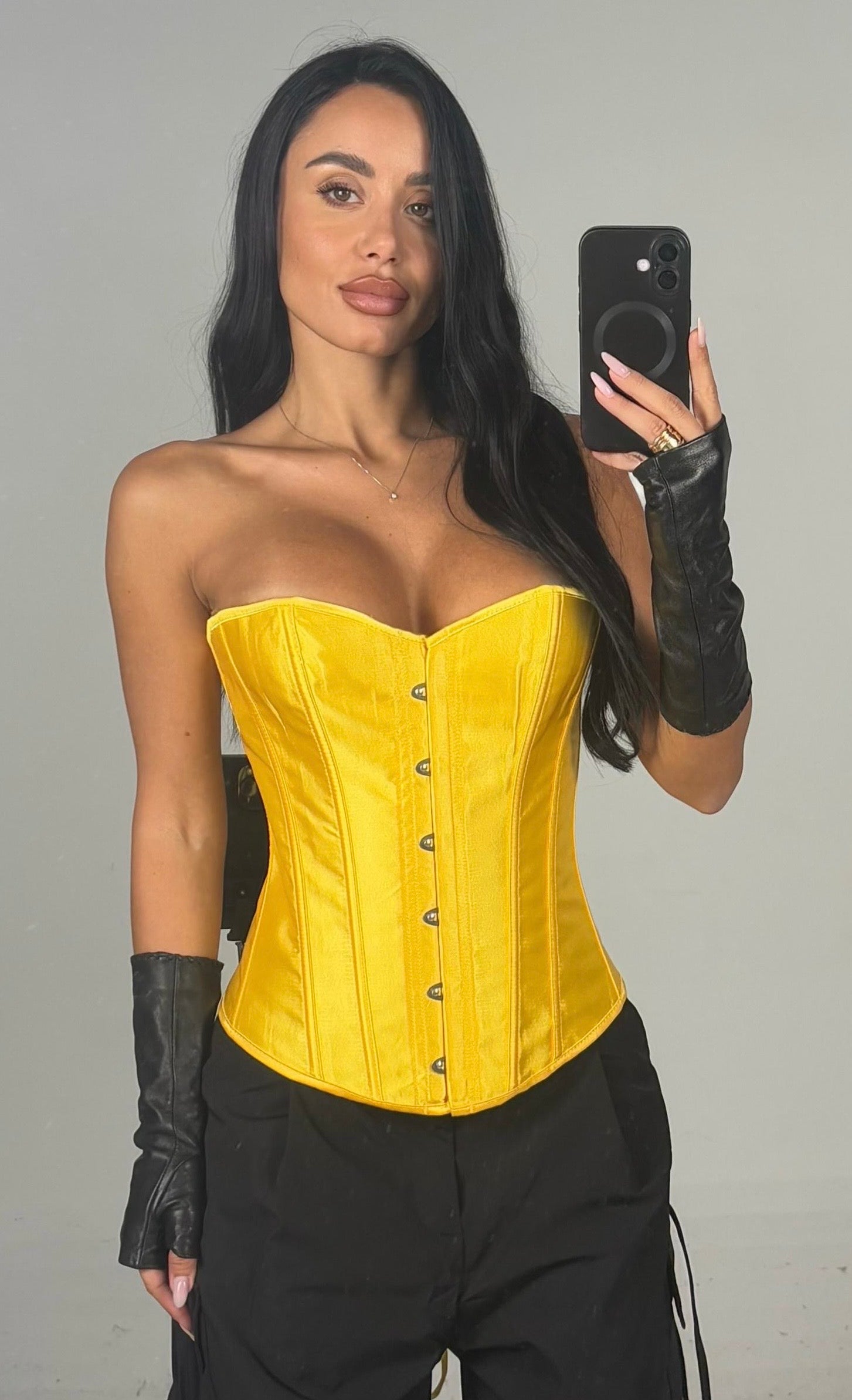 Bustier giallo