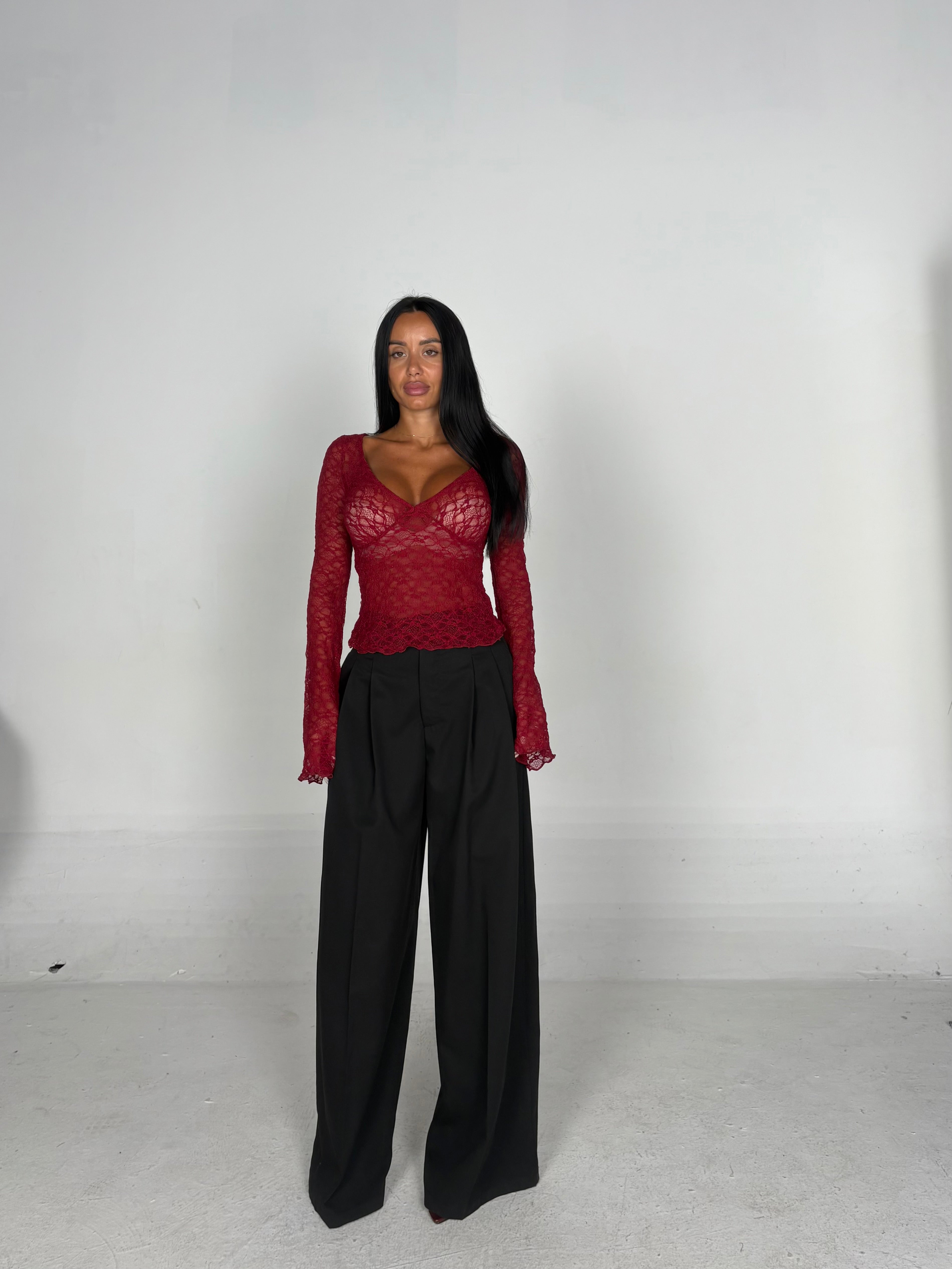 Pantalone palazzo nero