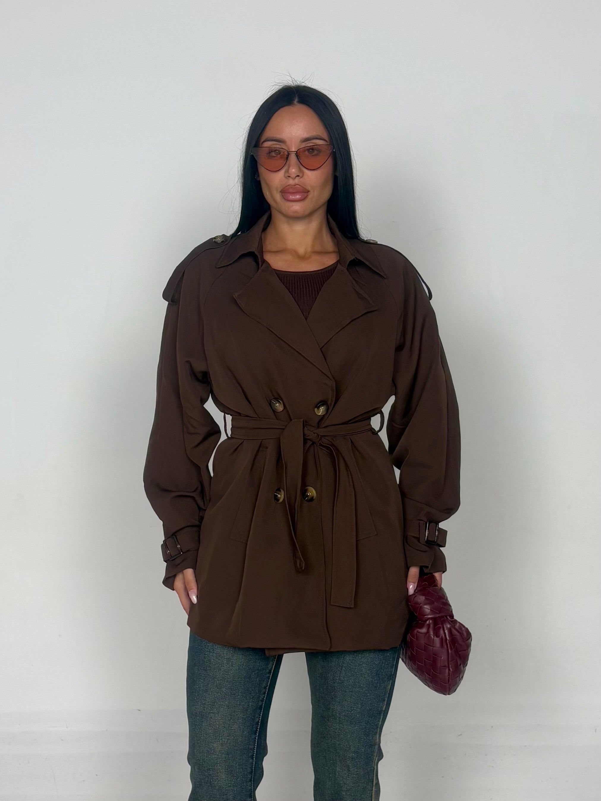 Trench REY marrone