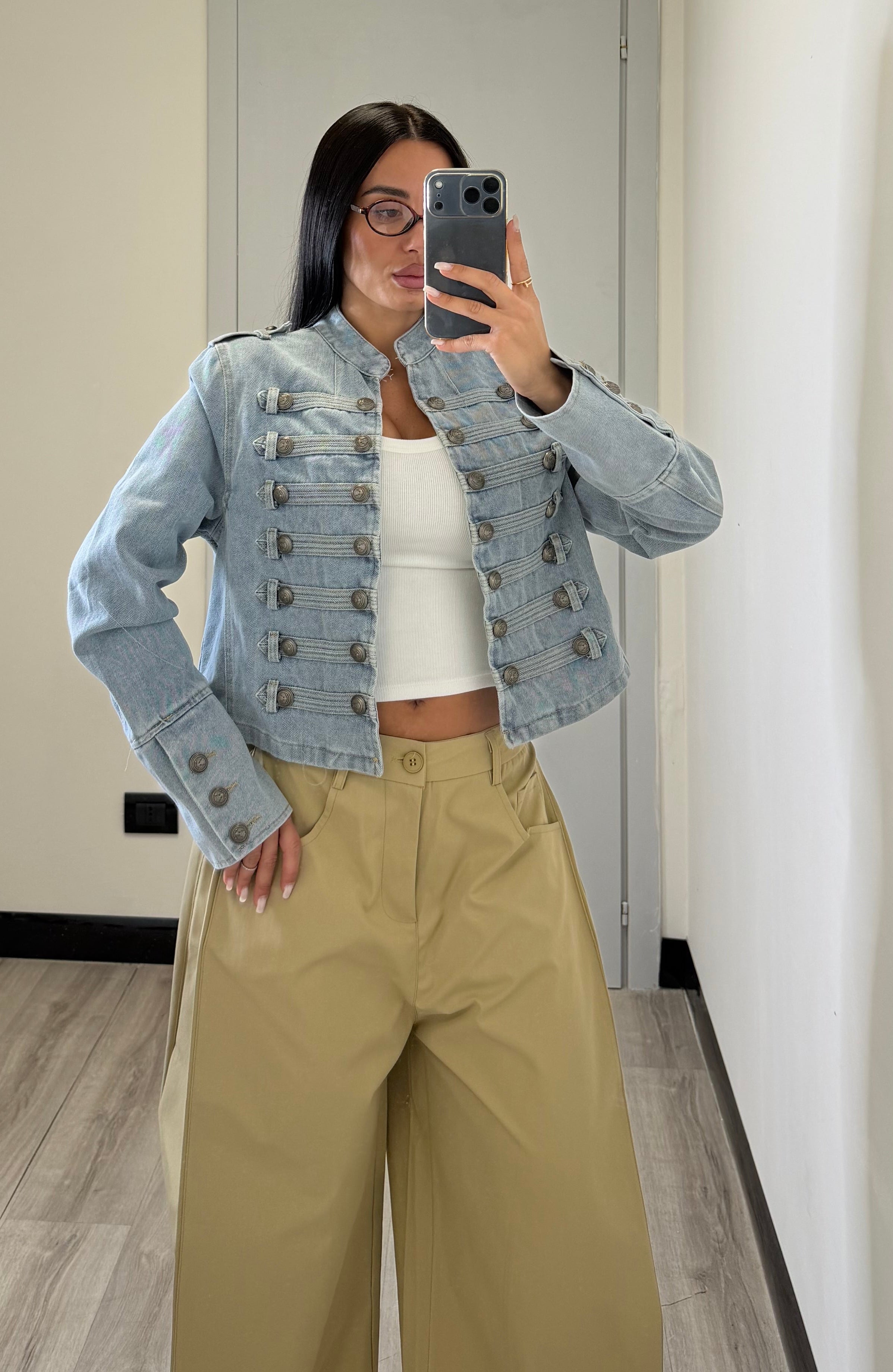 Giacca Denim Napoleone
