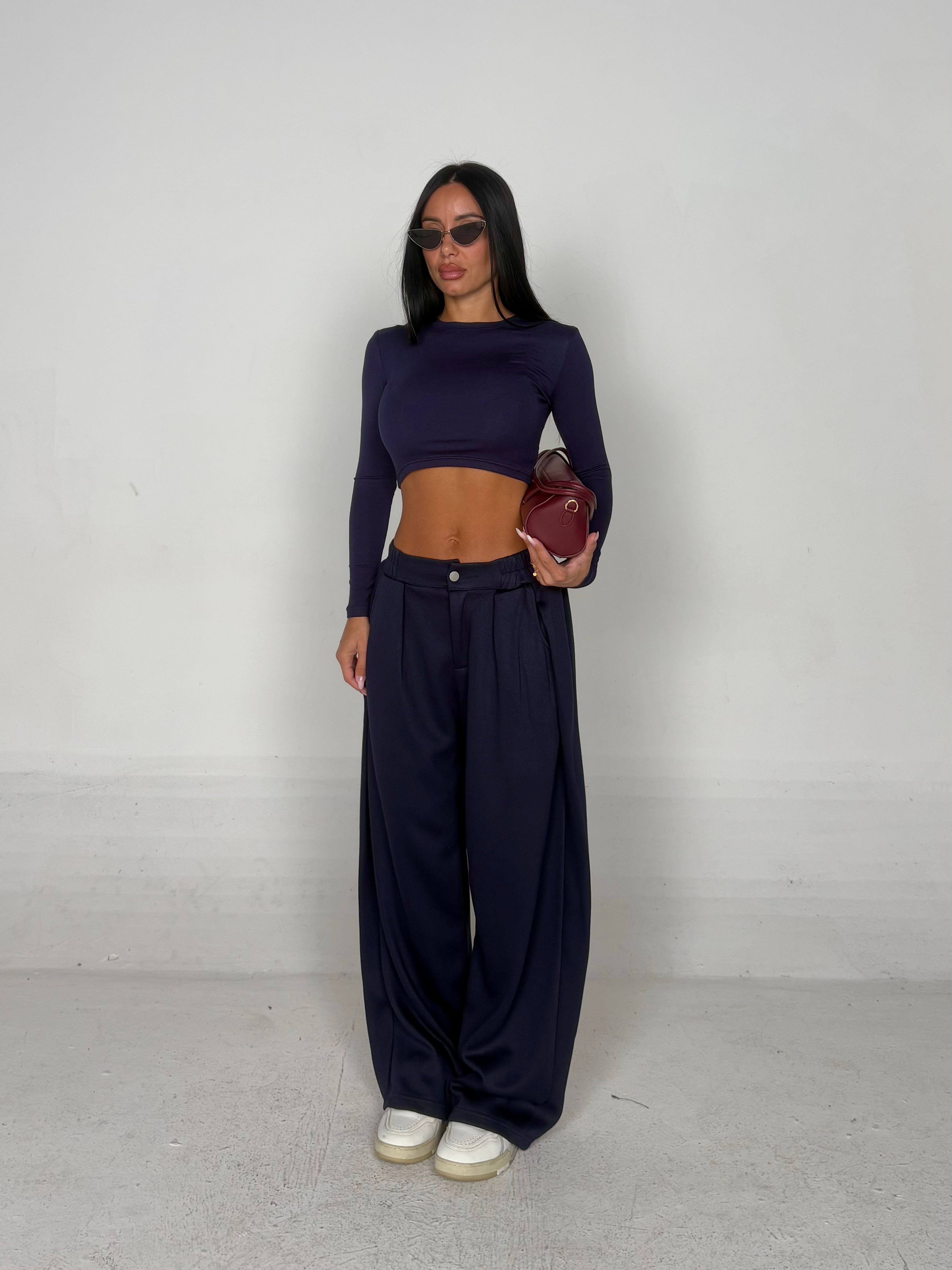Pantalone tuta blu