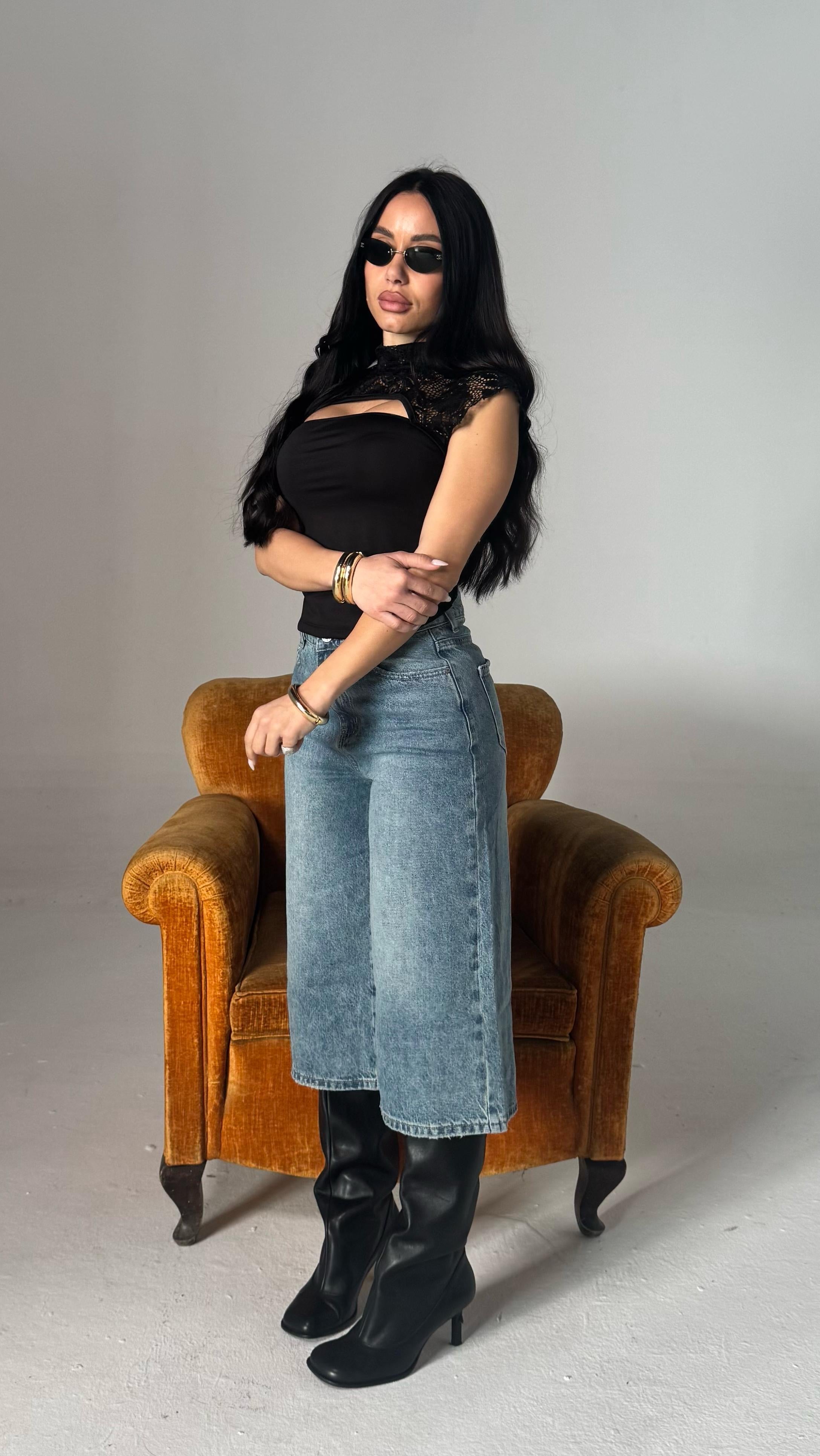 Bermuda in denim