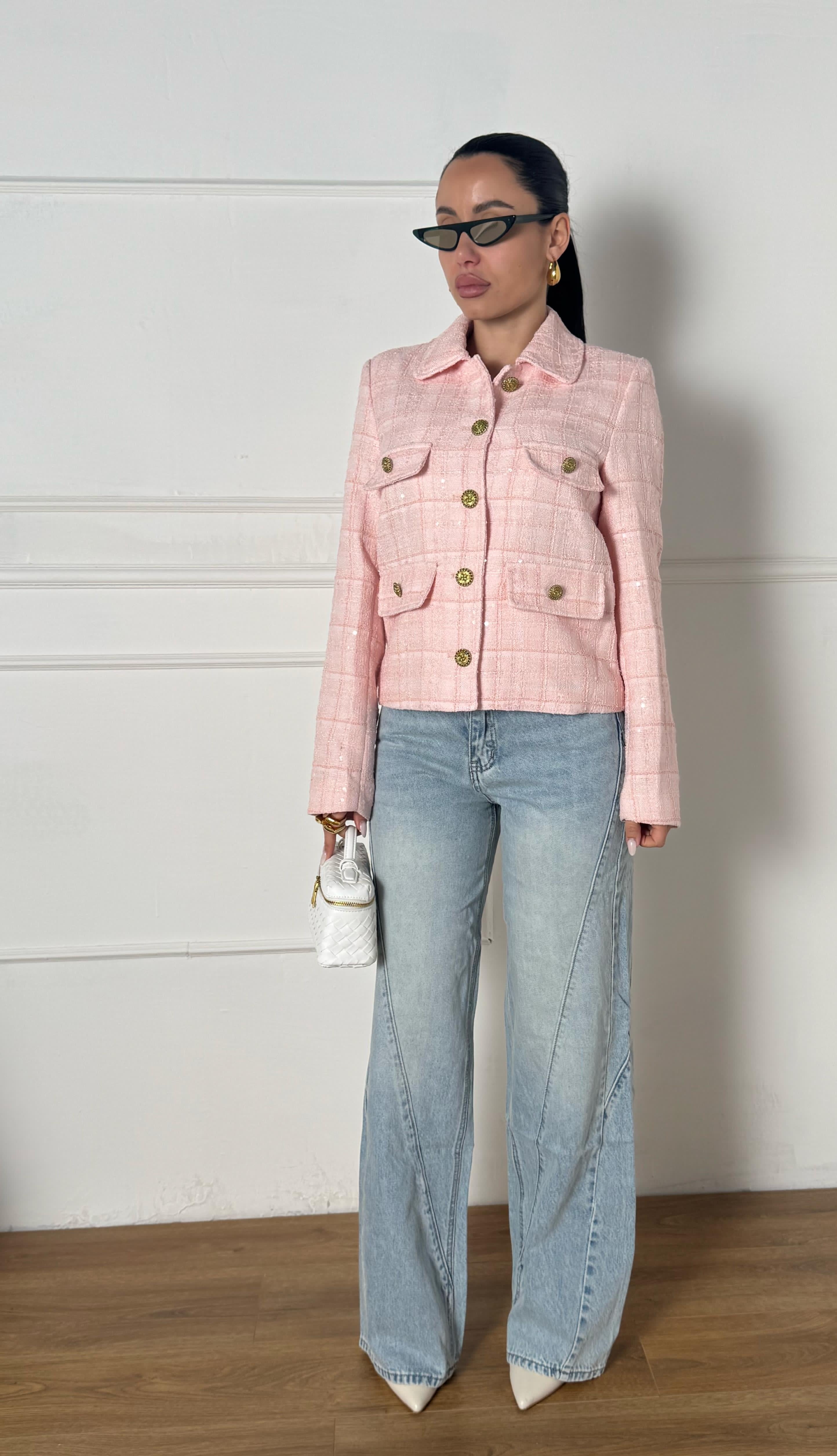Blazer TWEED rosa