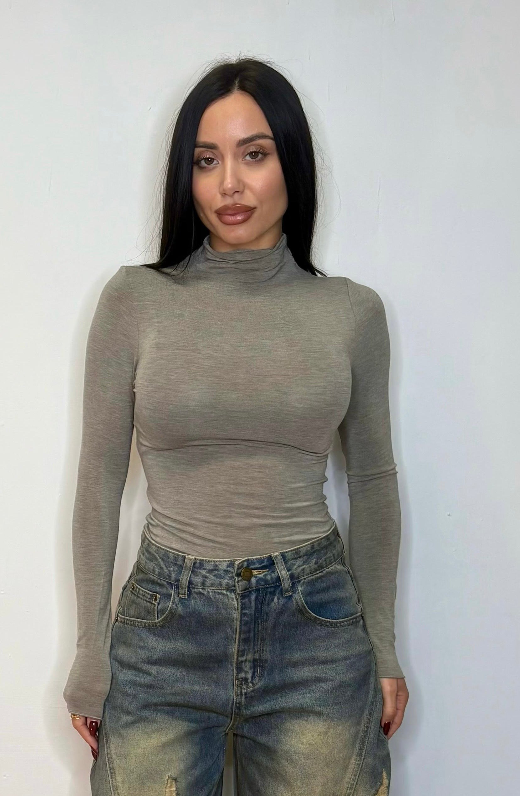 Maglia essential mezzo collo