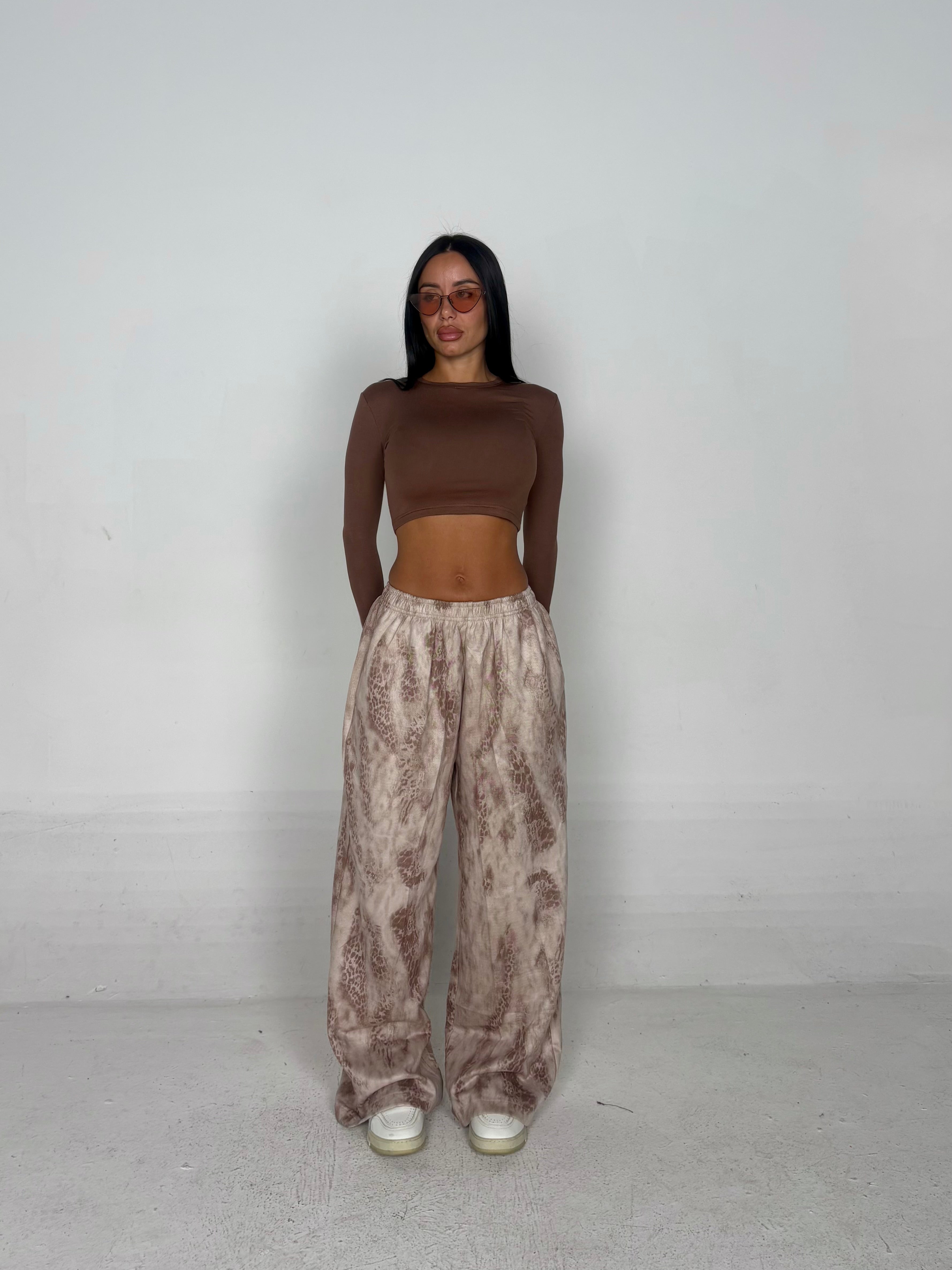 Coordinato tuta VEIN beige