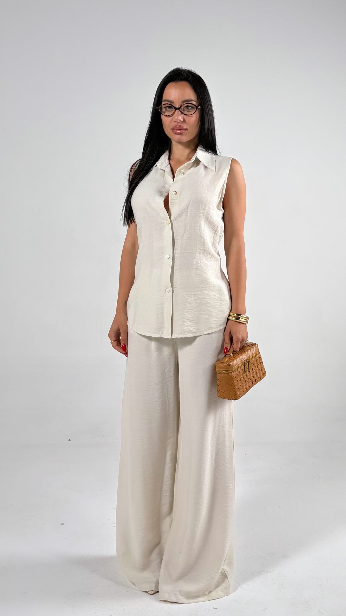 Coordinato STRING beige