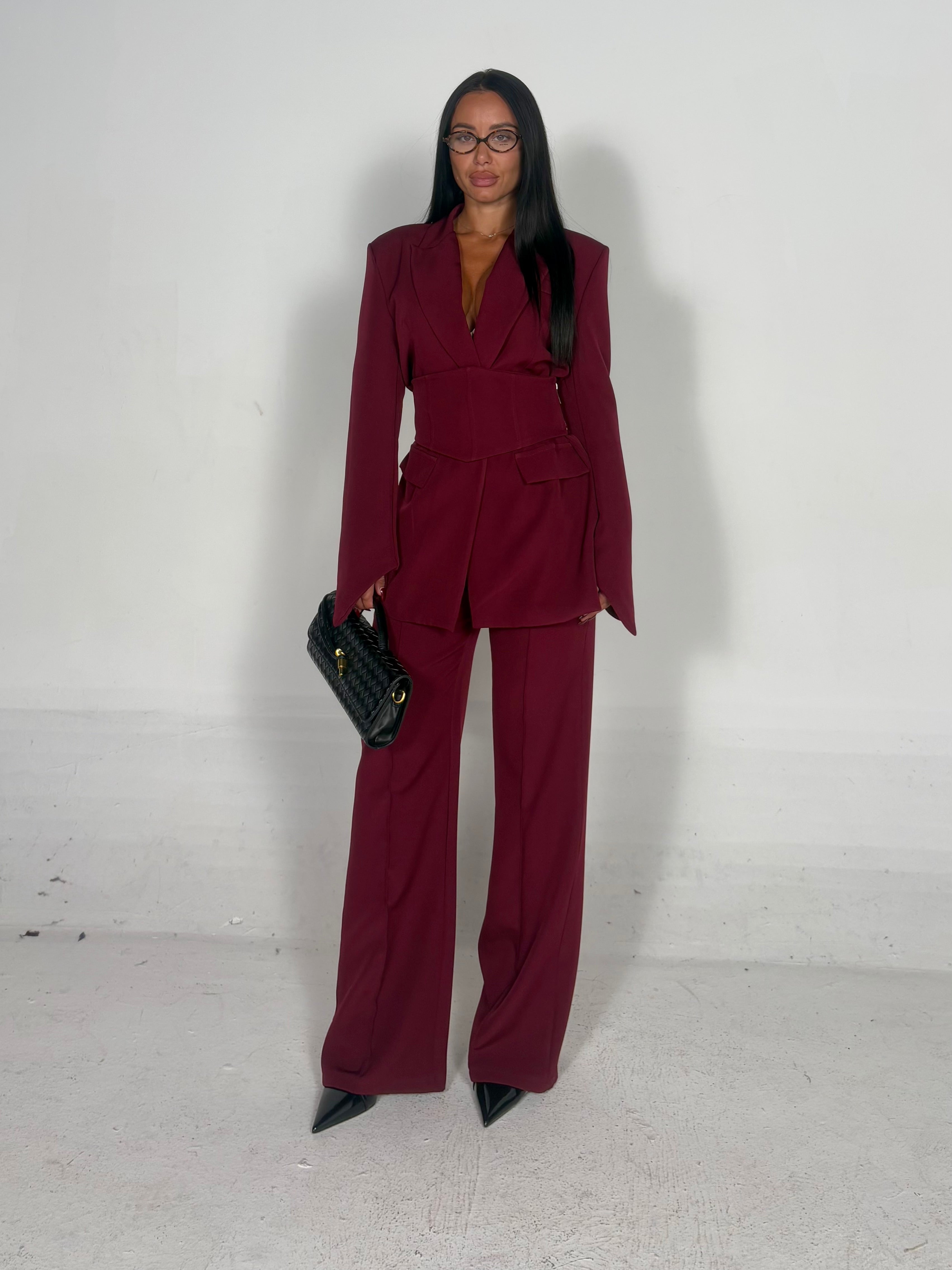 Tailleur Venere bordeaux
