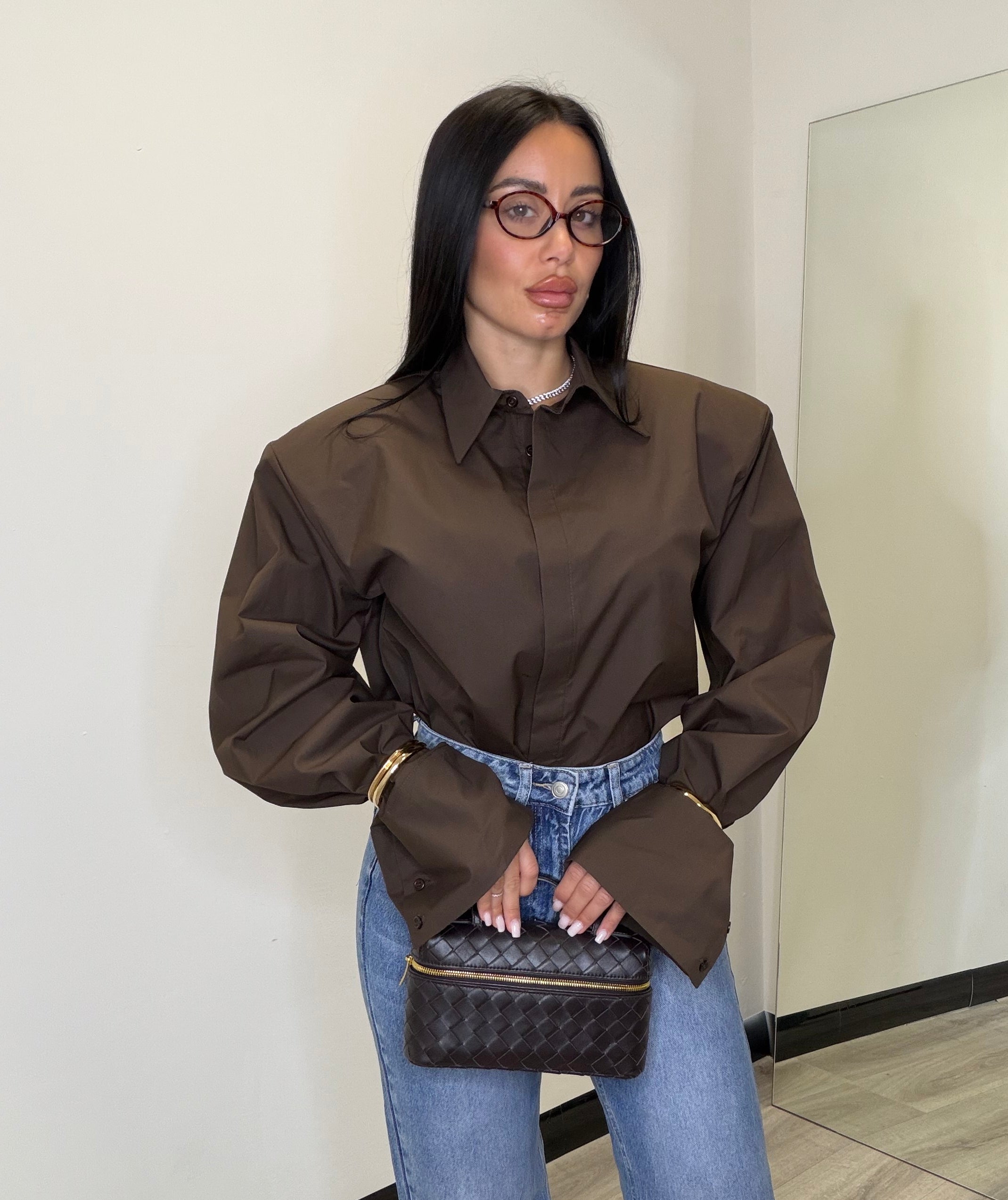 Camicia con spalline