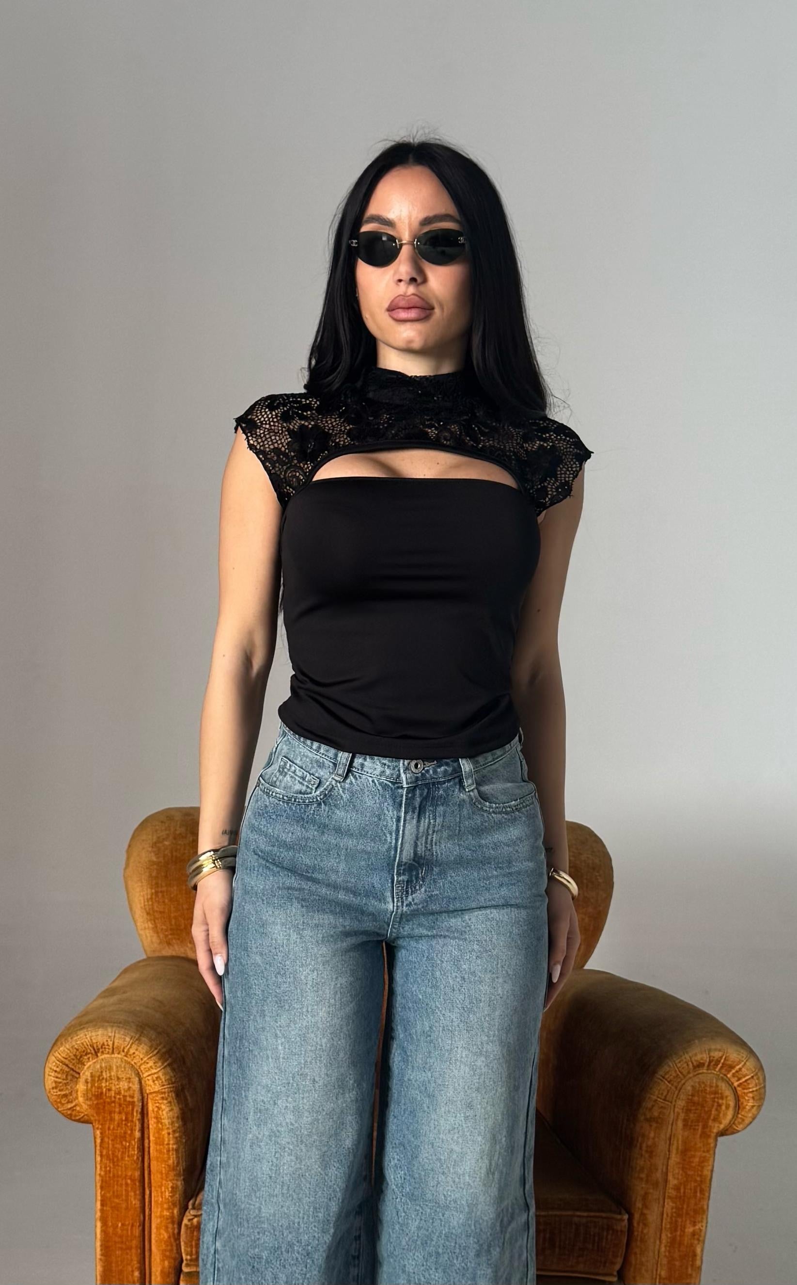 Maglia in pizzo