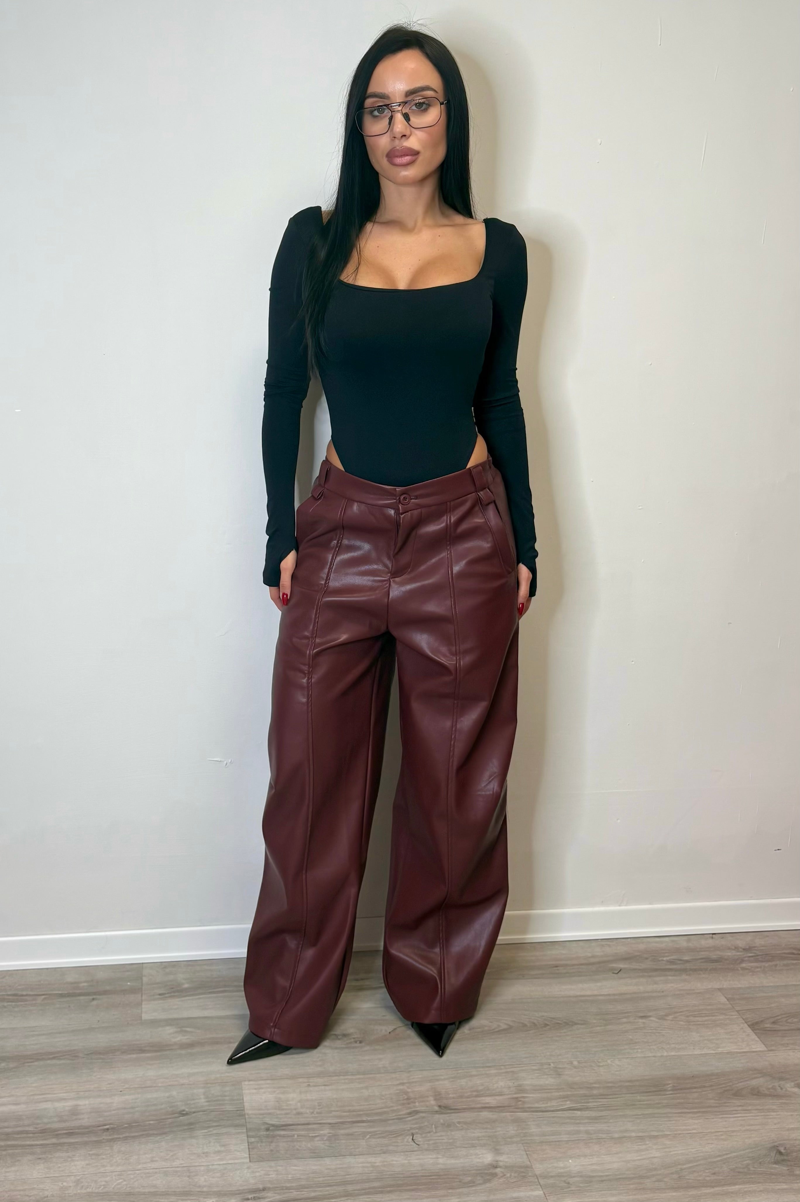 Pantalone ecopelle MONIQUE