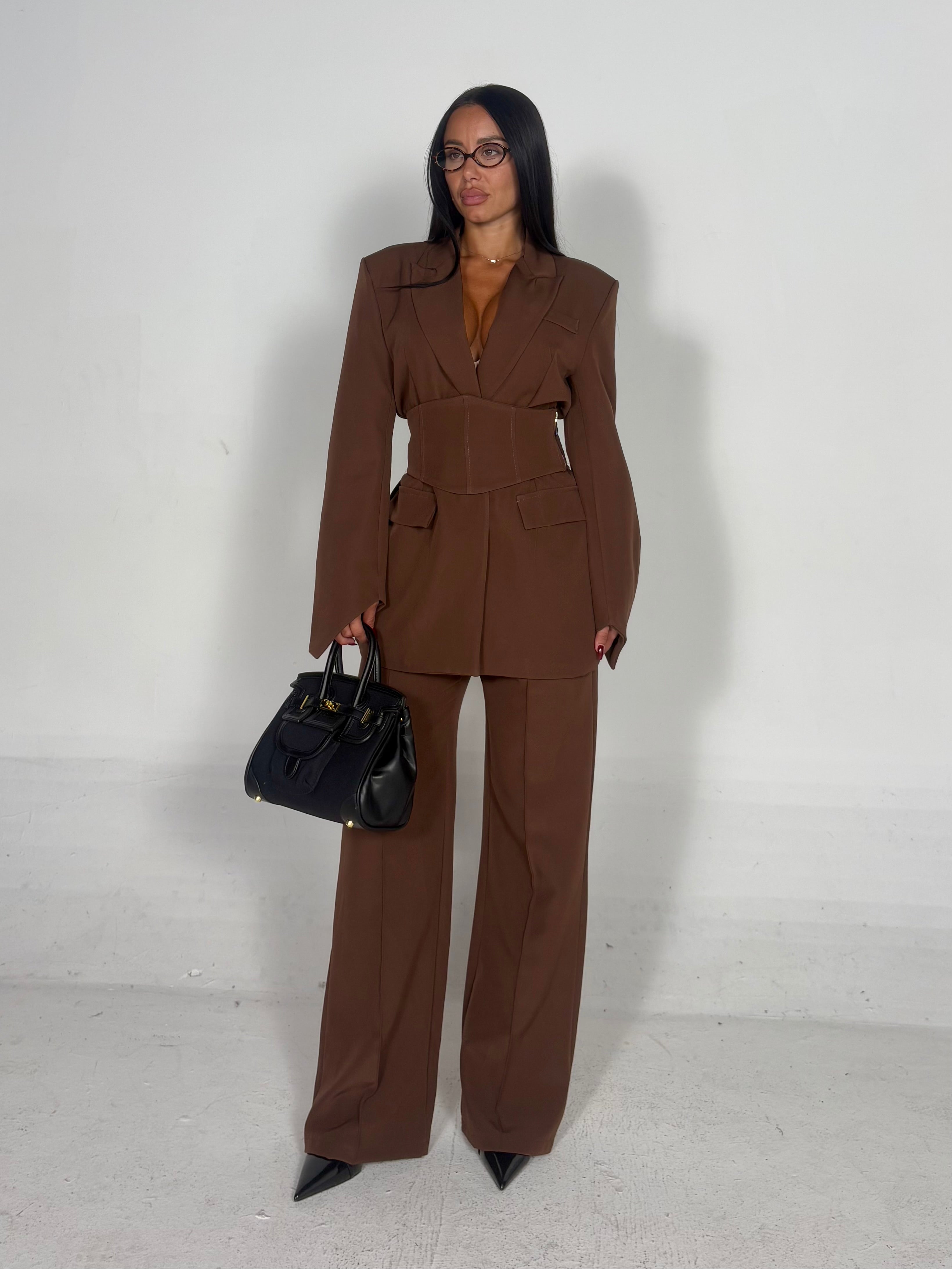Tailleur Venere marrone