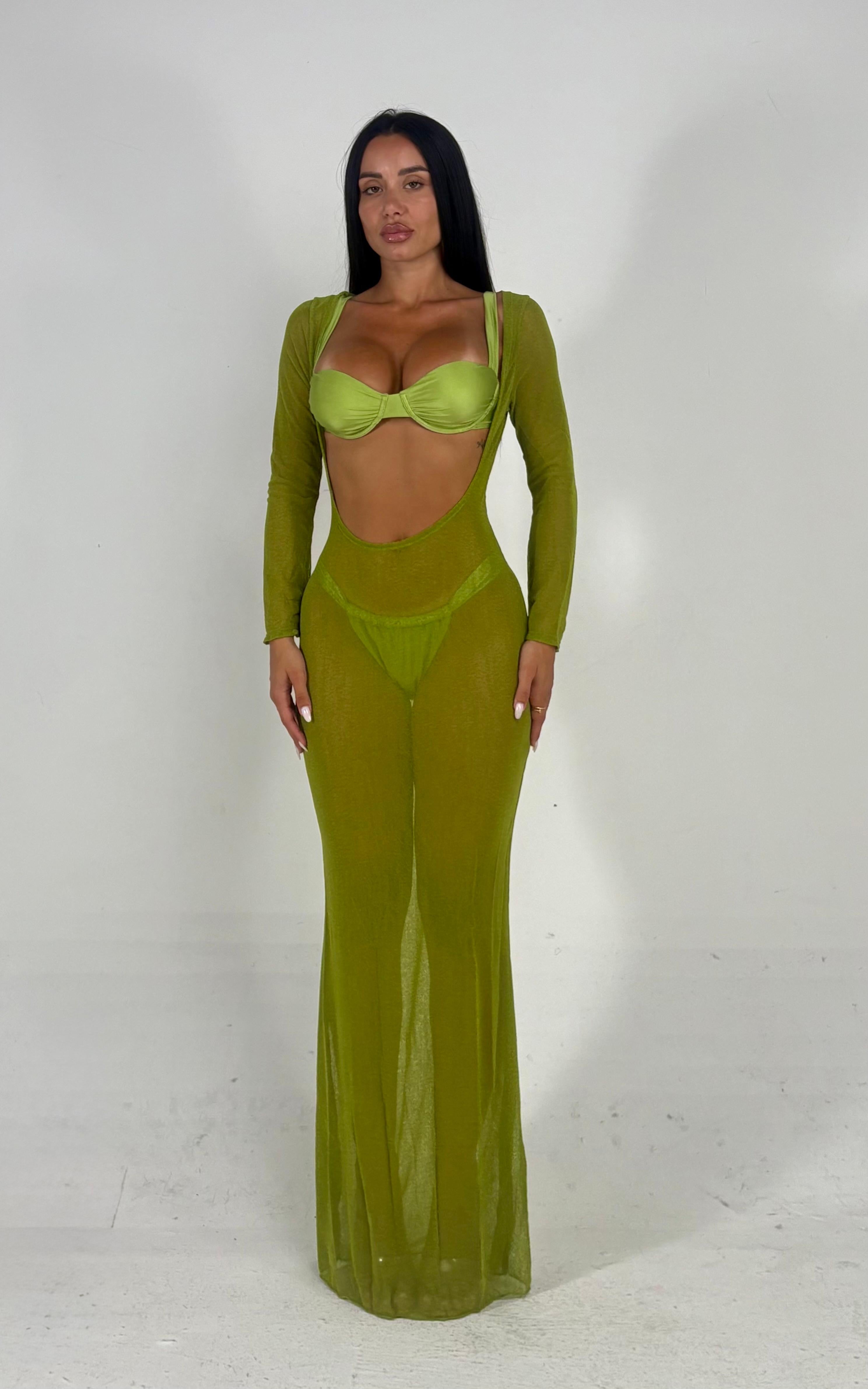 Set BIKINI verde