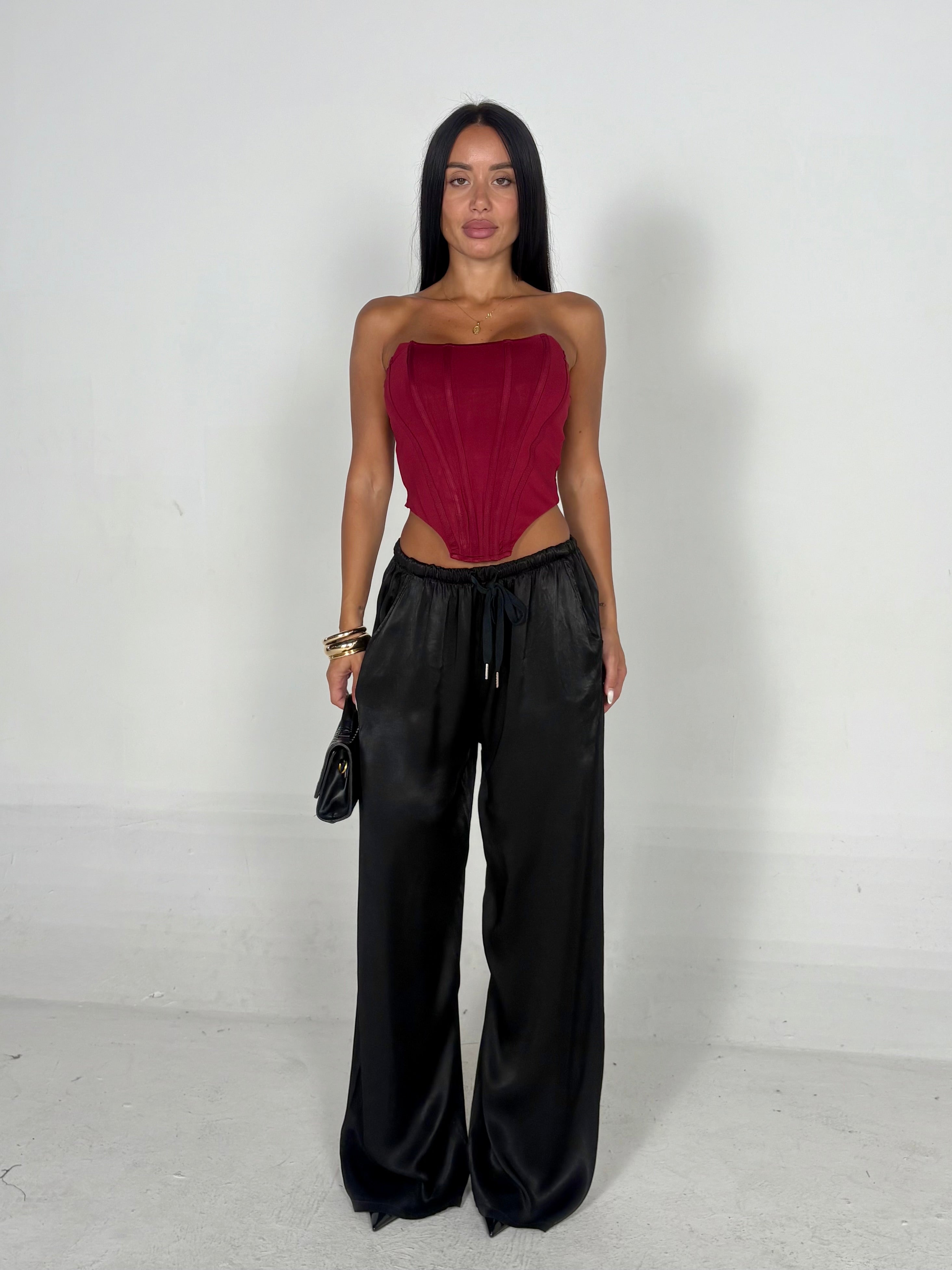 Pantalone SATIN nero