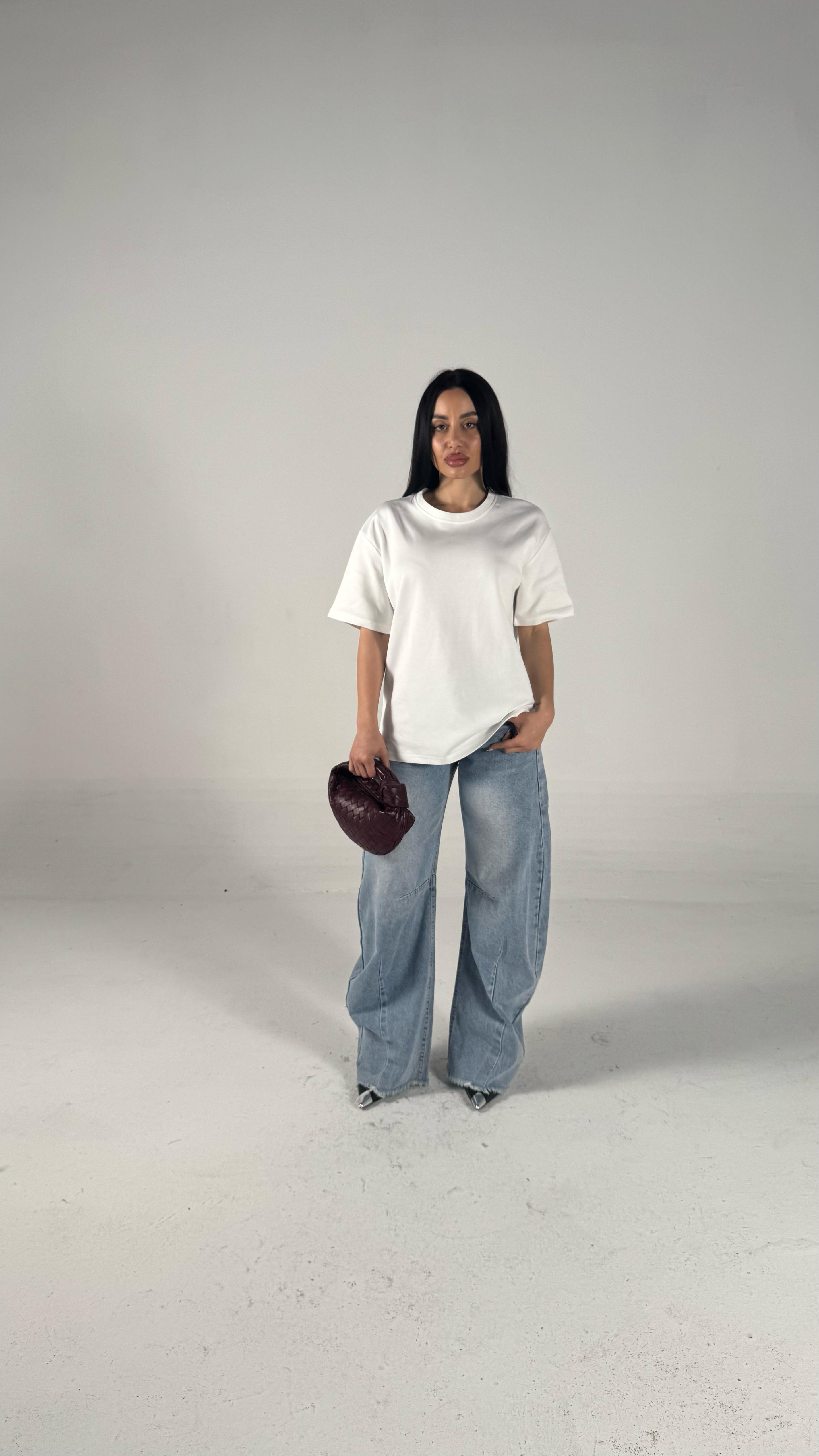 T-shirt basic bianco