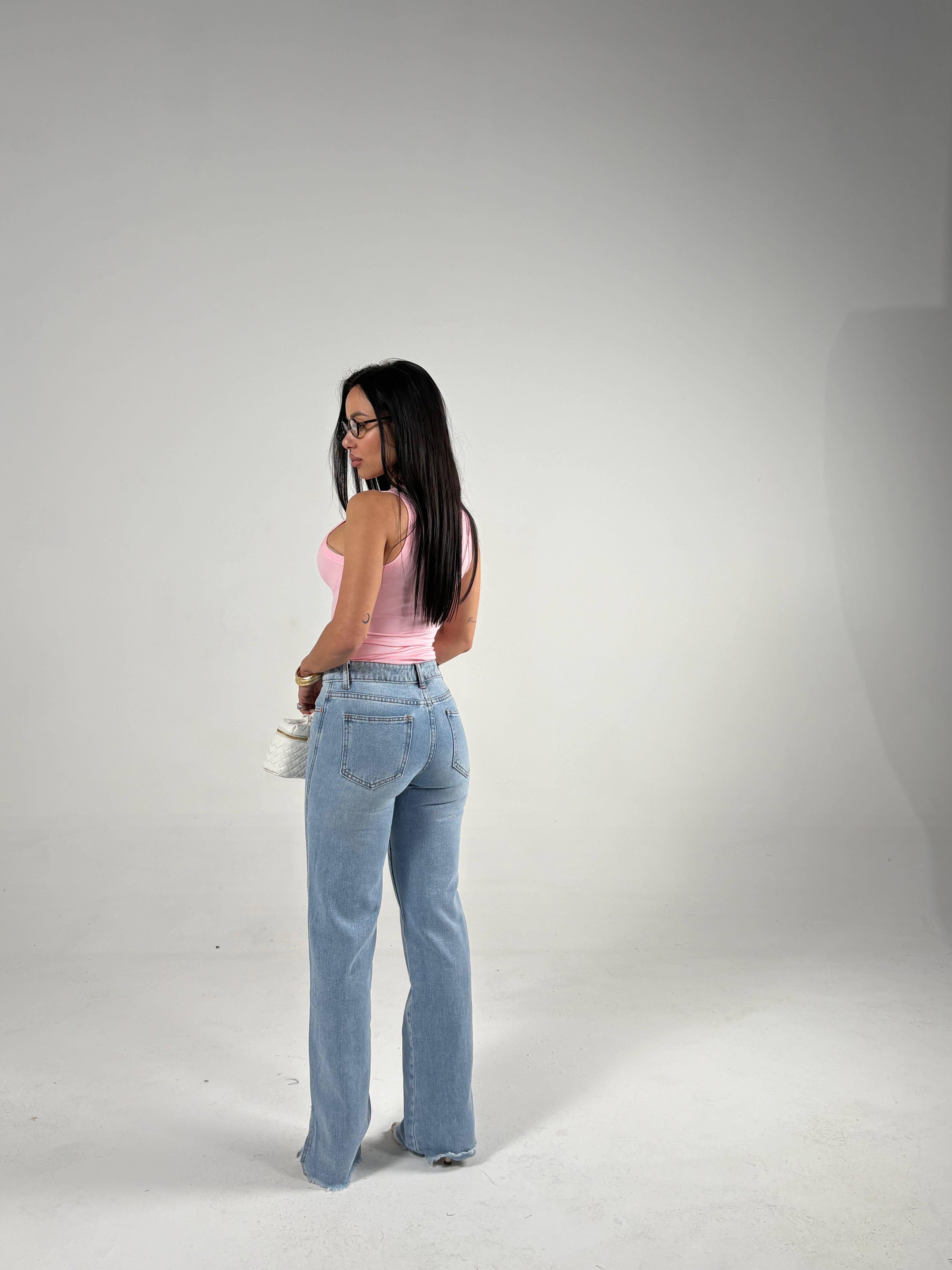 Jeans gamba dritta