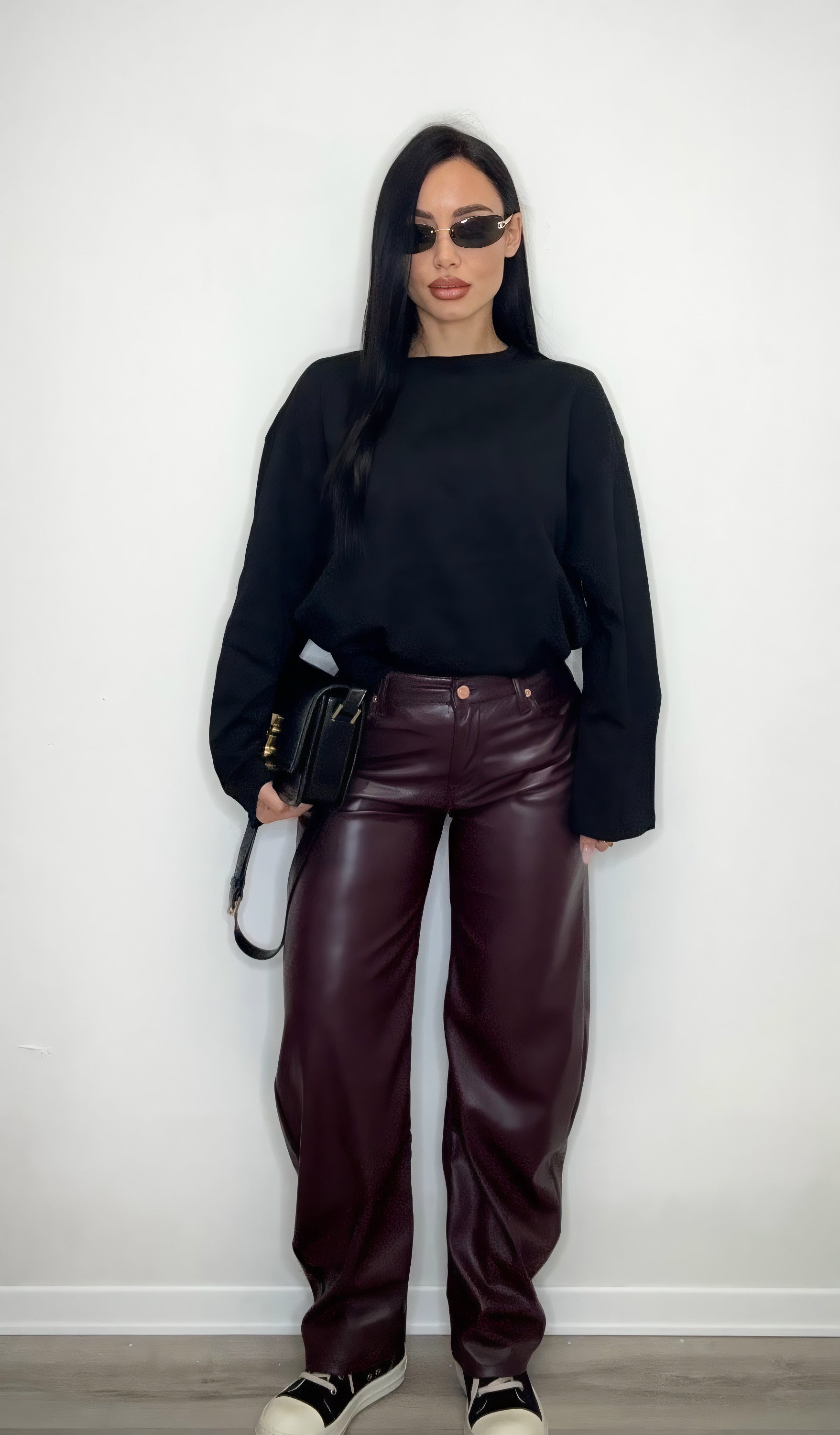 Pantalone ballon bordeaux