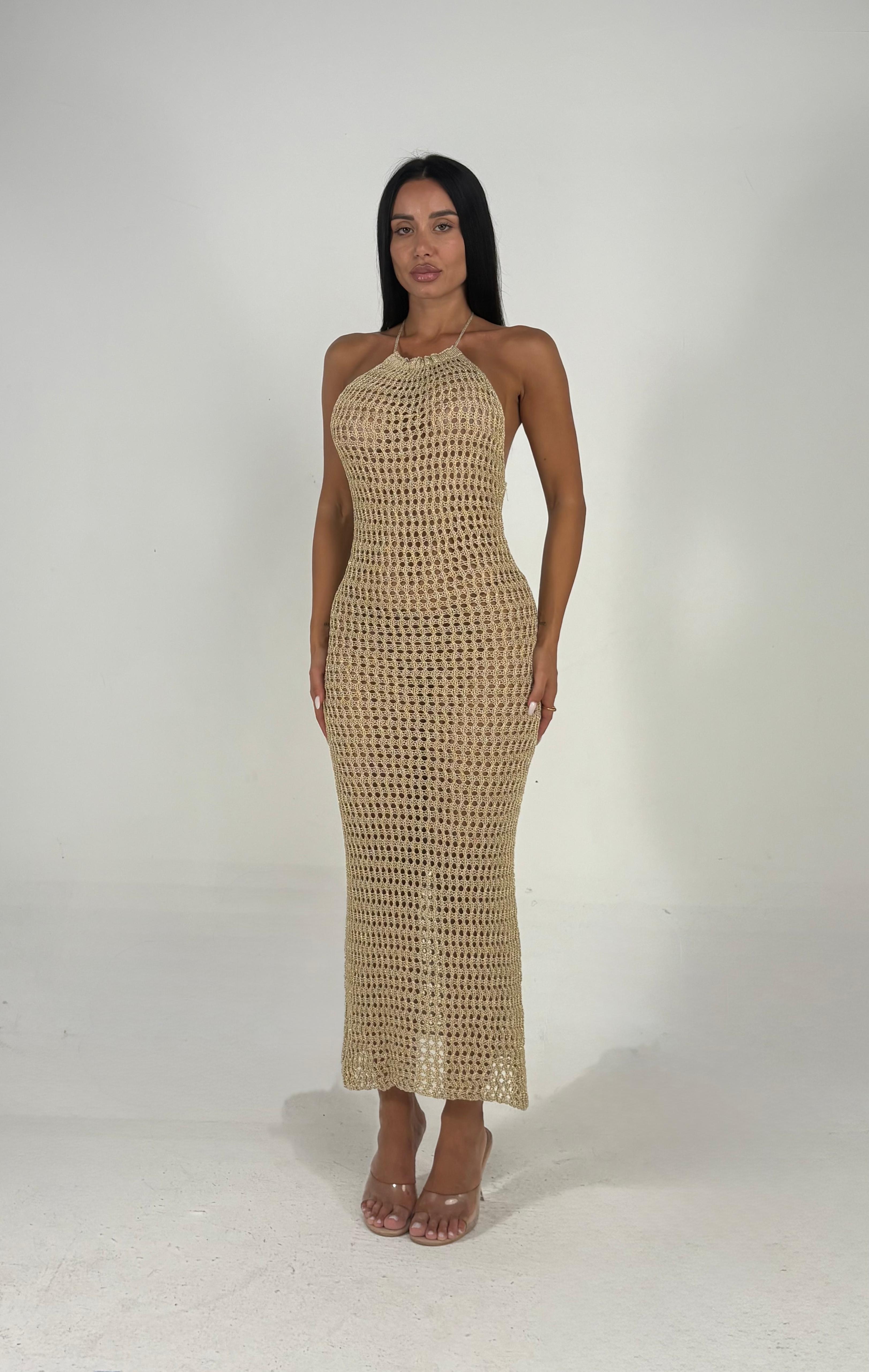 Abito in filo LUREX oro